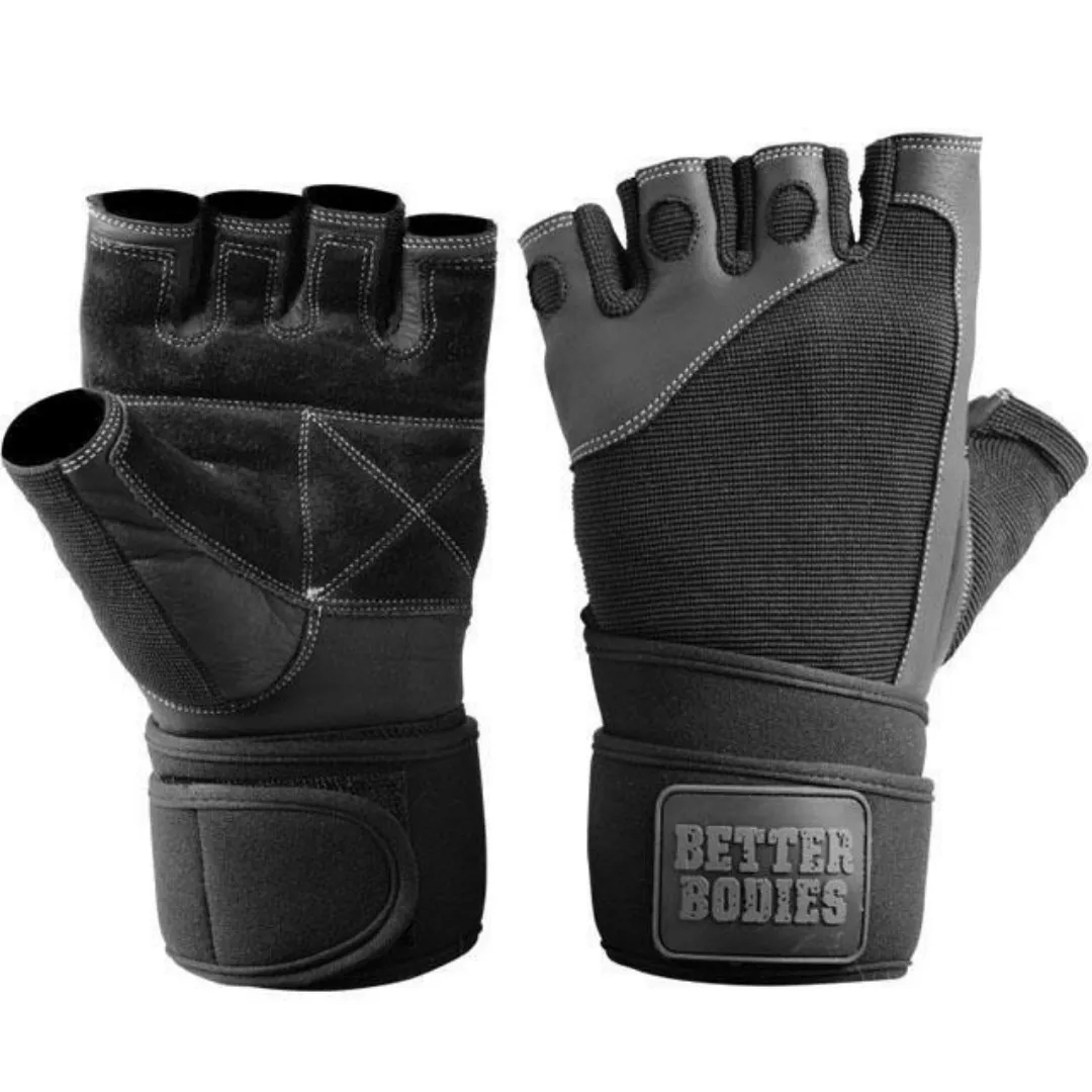 Better Bodies Pro Wrist Wrap Gloves (1 Pair)