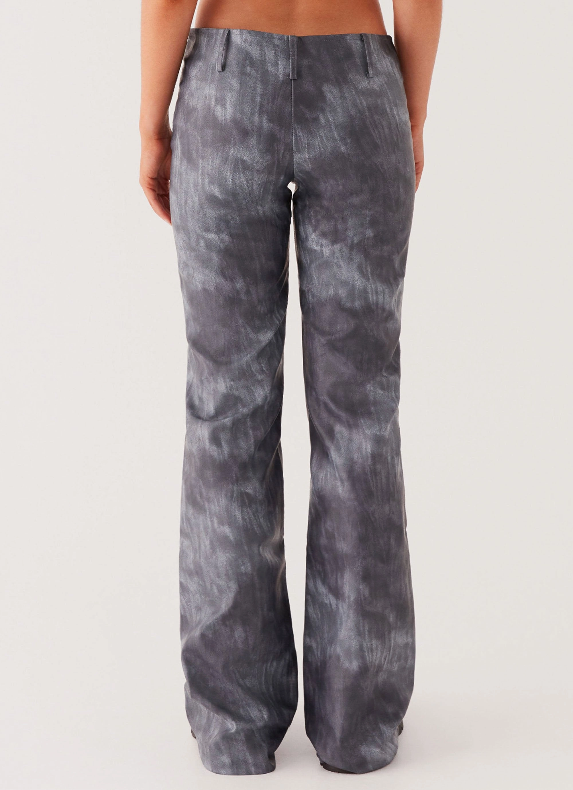 Better When I'm Dancing Lace Up Pants - Graphite Compact Packability