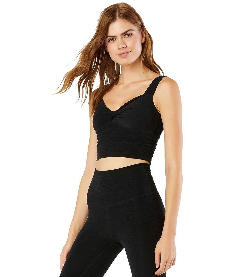 Beyond Yoga Spacedye Don't Get Twisted Cropped Yoga Tank