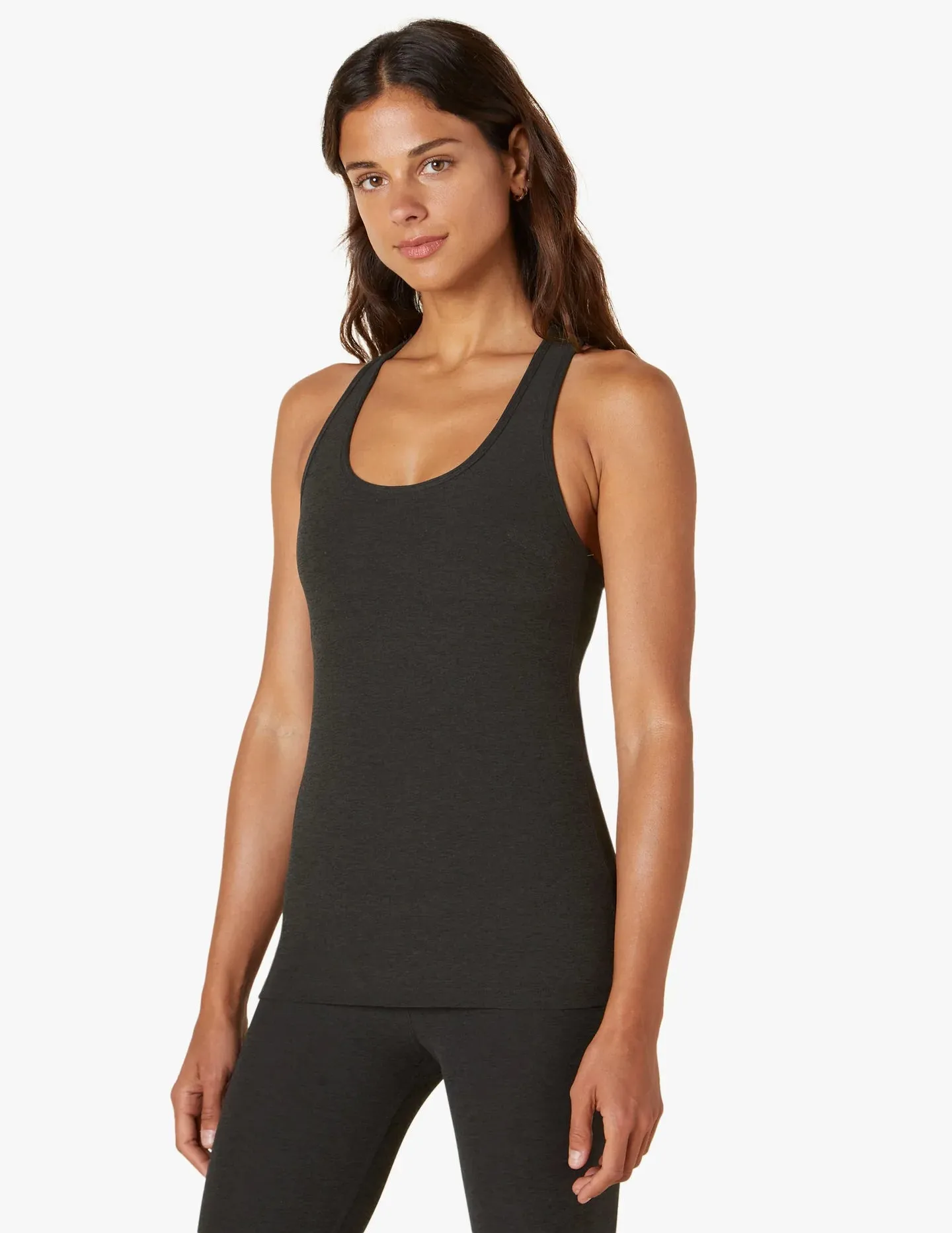 Beyond Yoga Spacedye Step Up Racerback Tank - Darkest Night