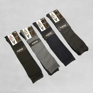 B.Fortuna Mens Knee Socks Assorted Colours Size 40-46 (UK 7-11) - 3 Pairs