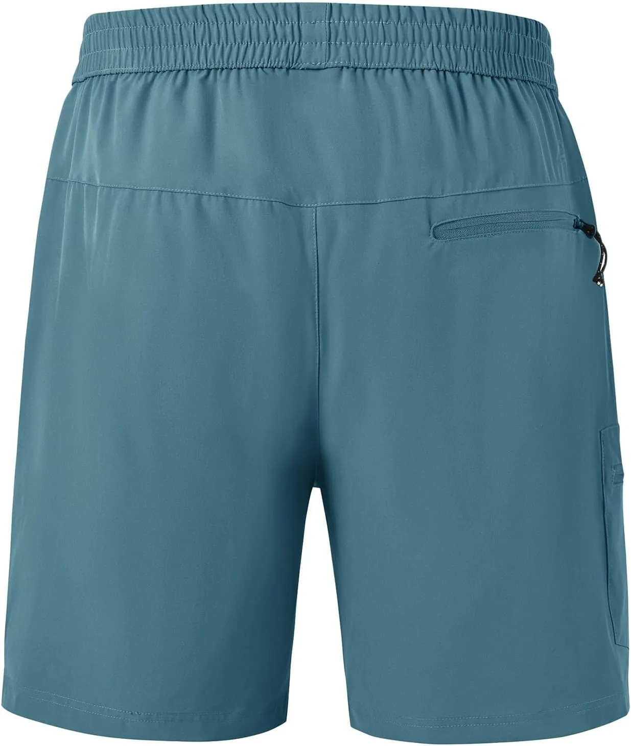 BGOWATU Men's Athletic Hiking Shorts Stretch Quick Dry Sports Gym Shorts with Zipper Pockets for Fishing Travel
