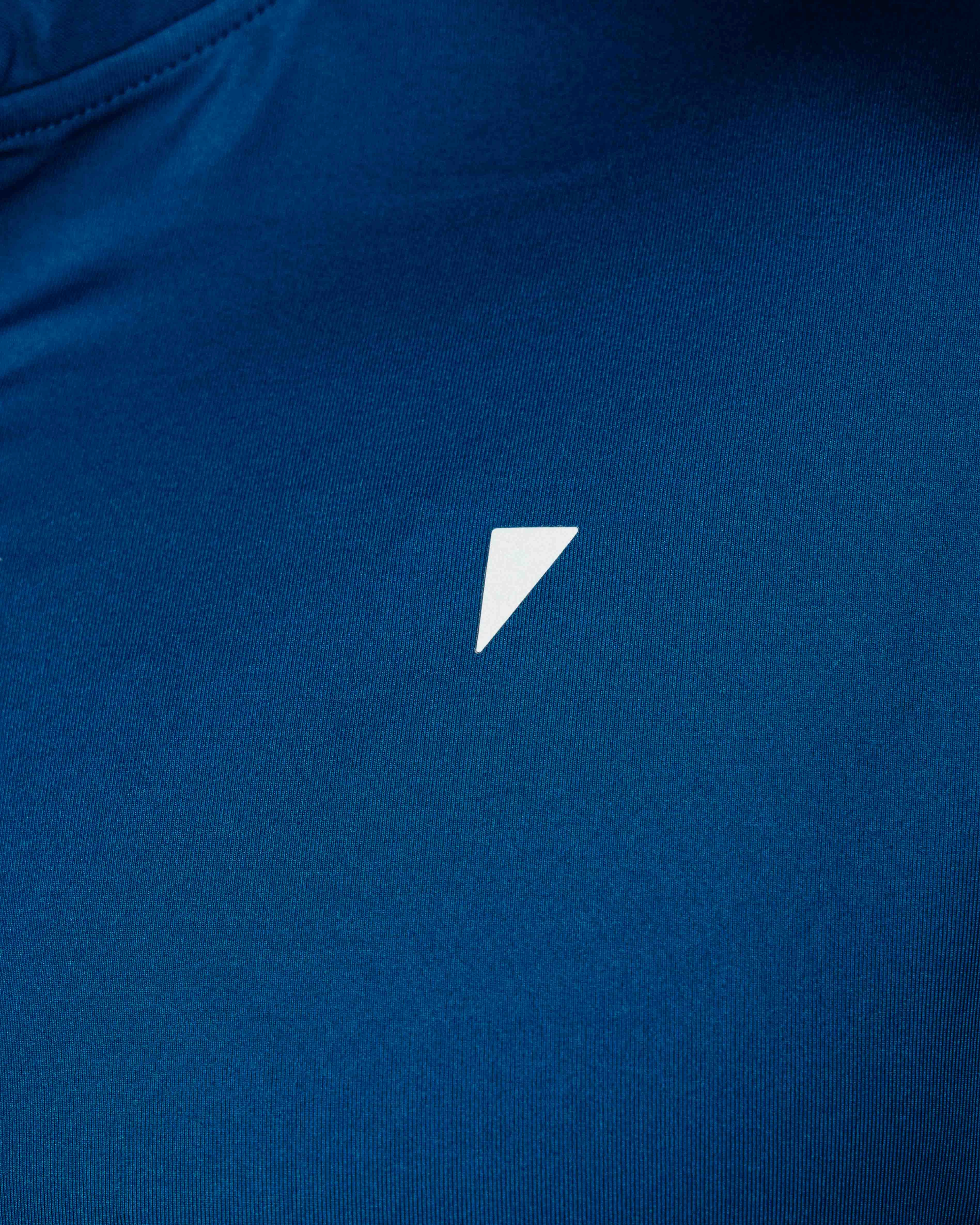 LaserCutVents Durable Blend Big Blue Blade Collar Polo