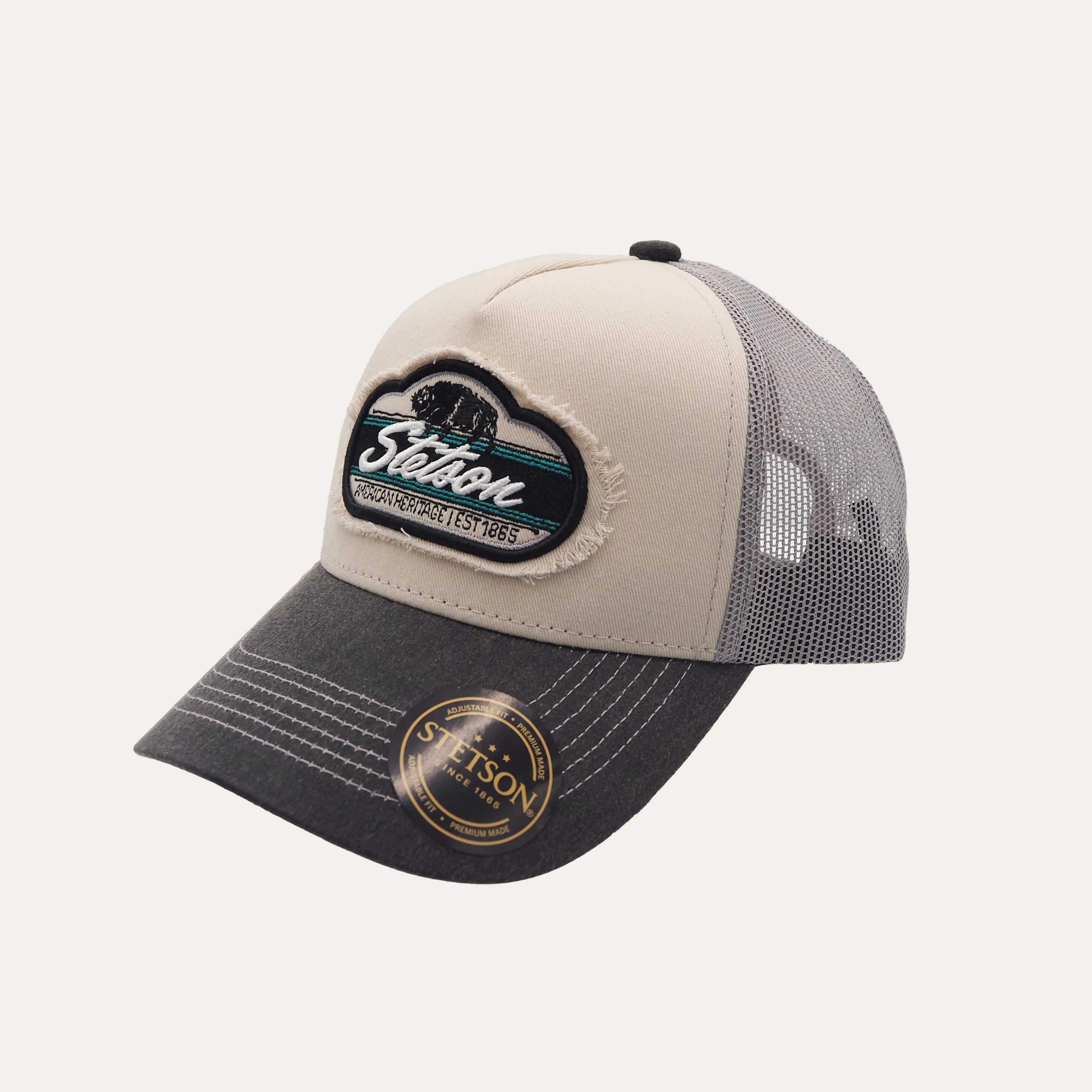 BISON TRUCKER STEEL GREY