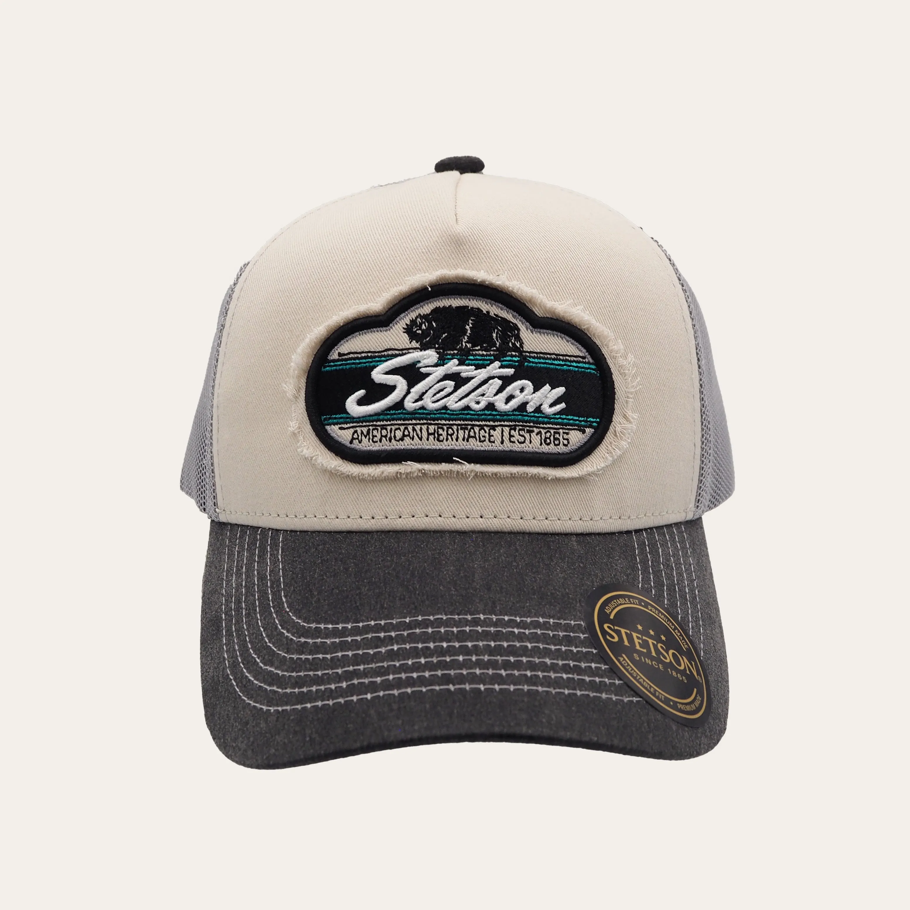 BISON TRUCKER STEEL GREY