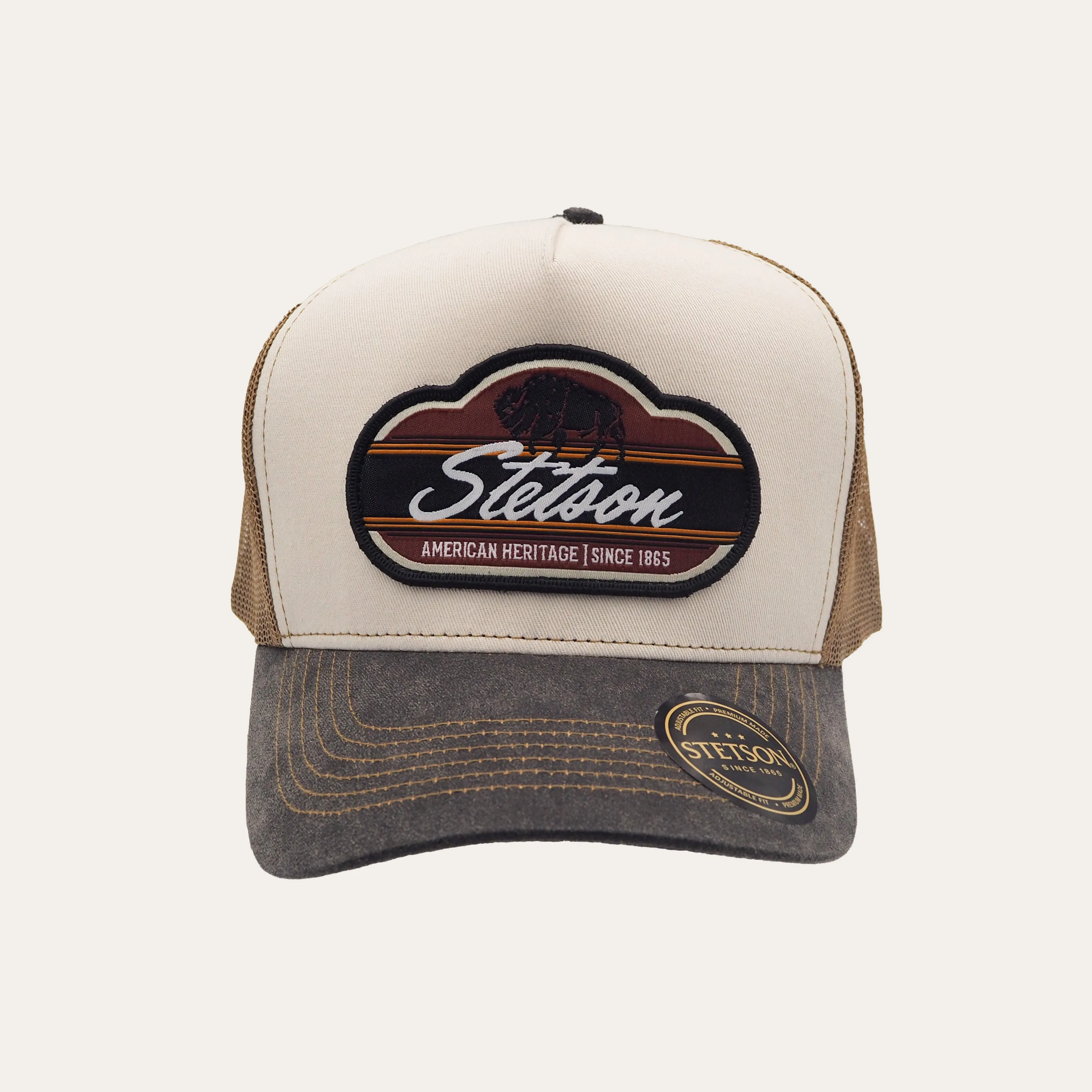 BISON TRUCKER TAN