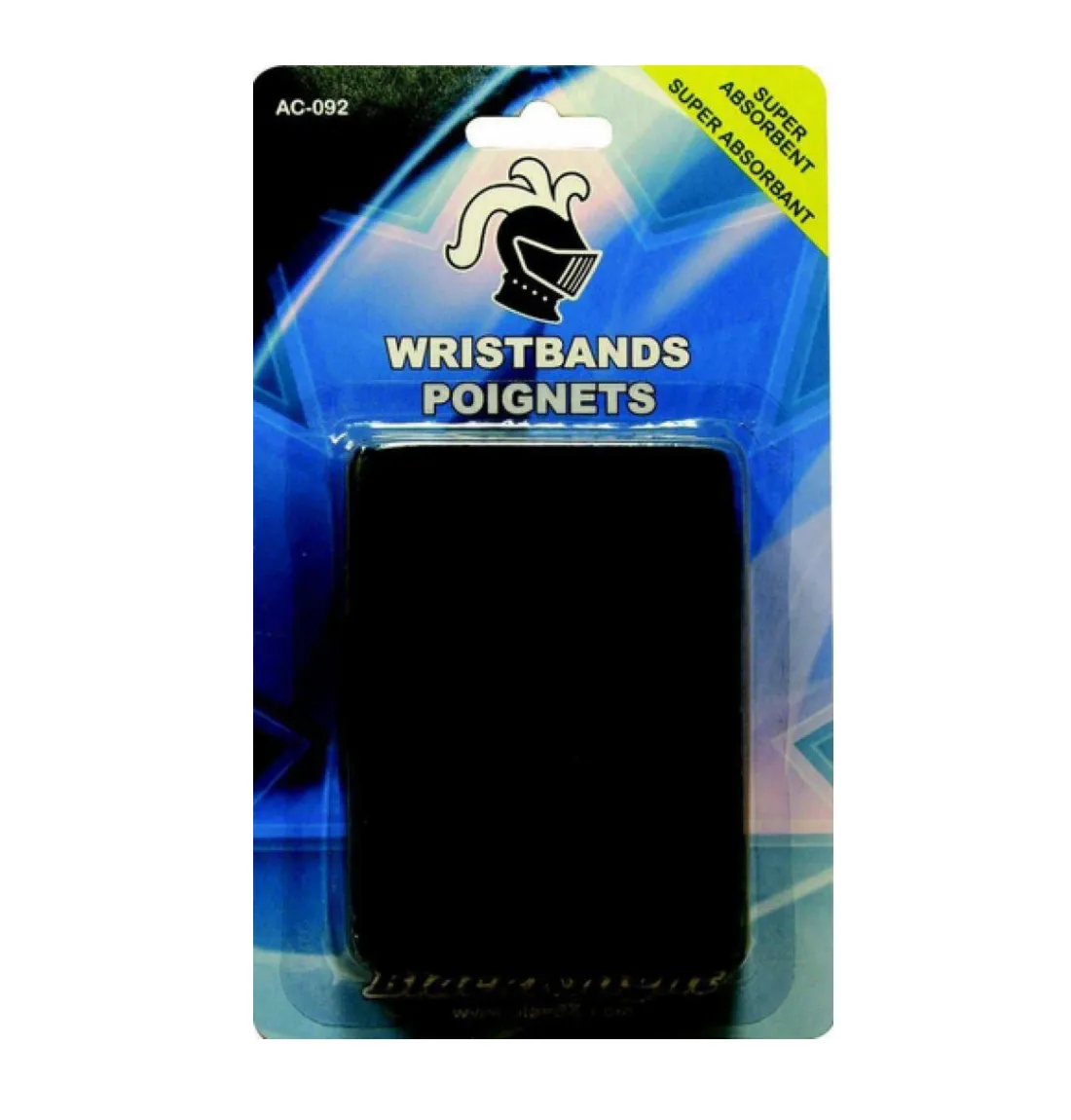 Black Knight Wristband pack of 2 black