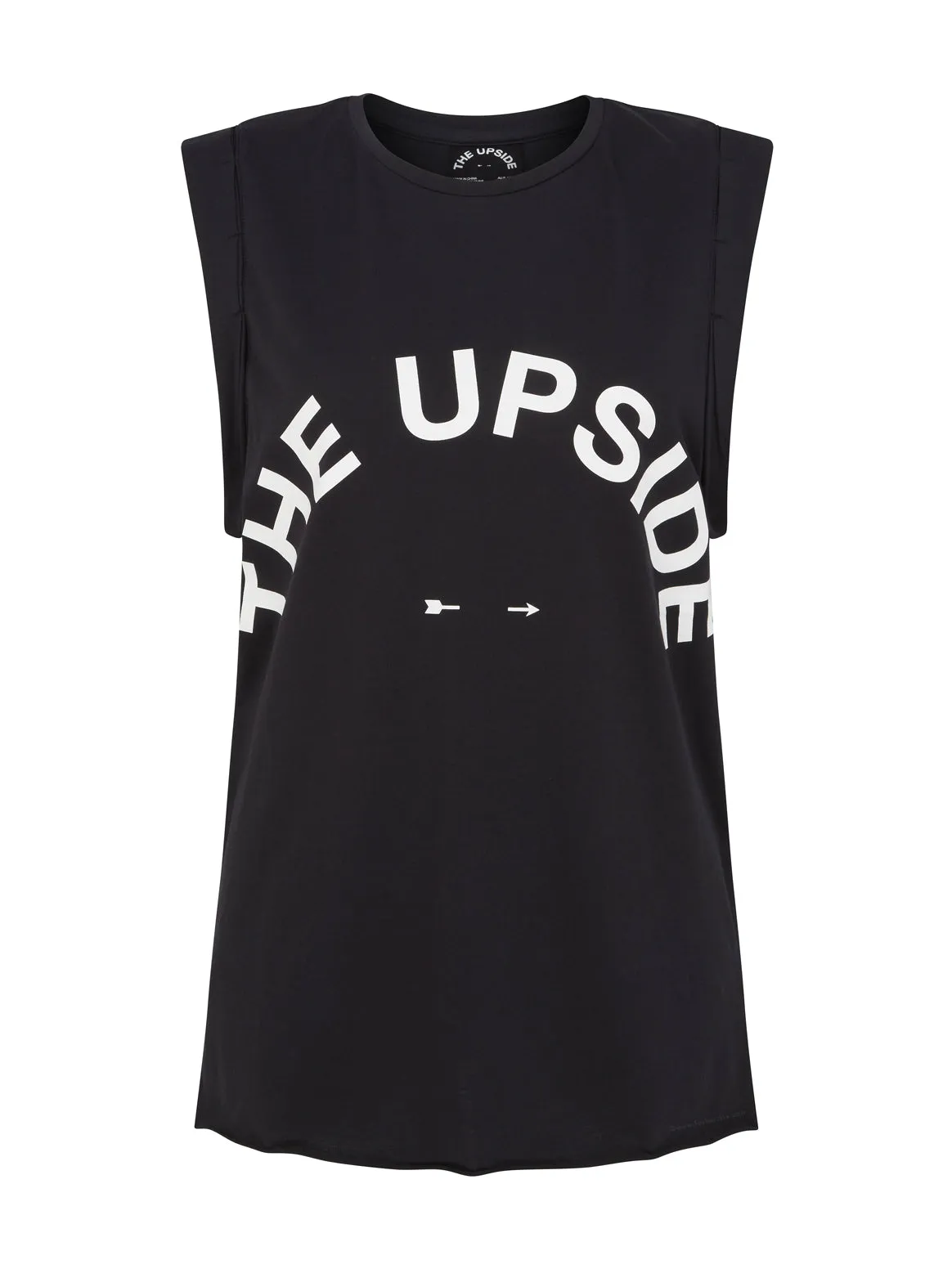Black Logo Muscle Tank