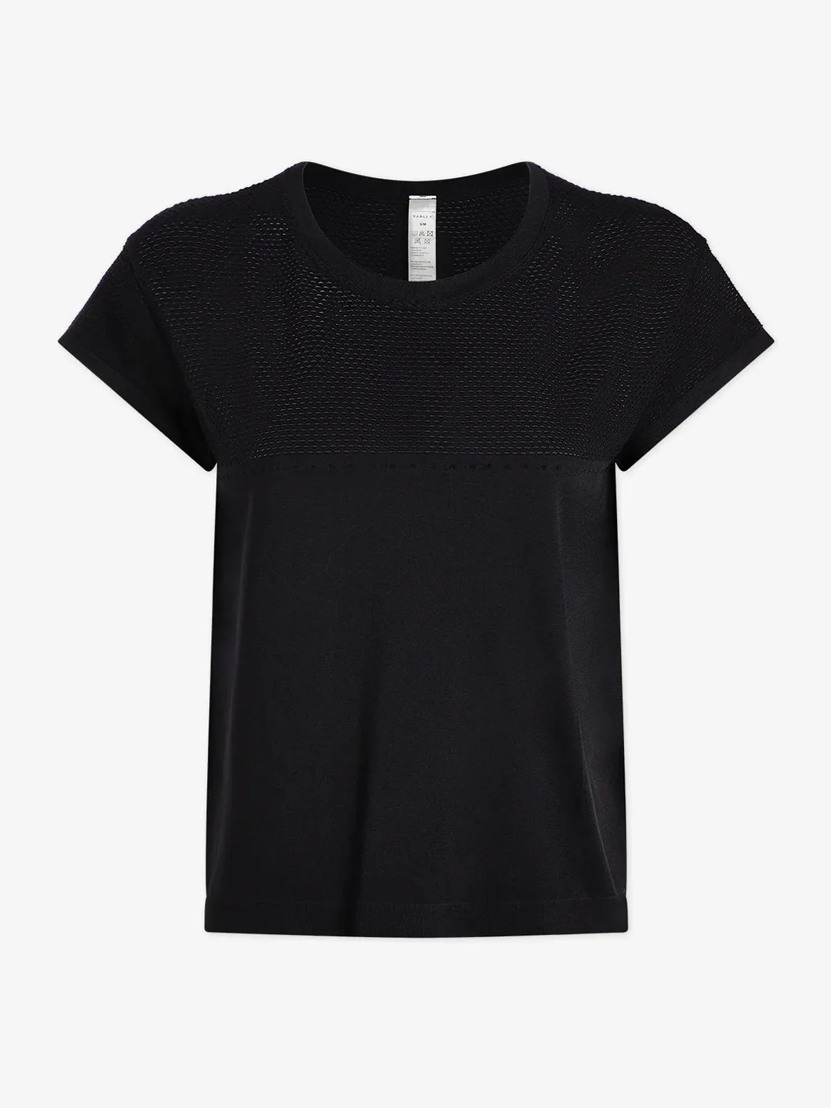 Black Seamless Calloway Boxy Tee