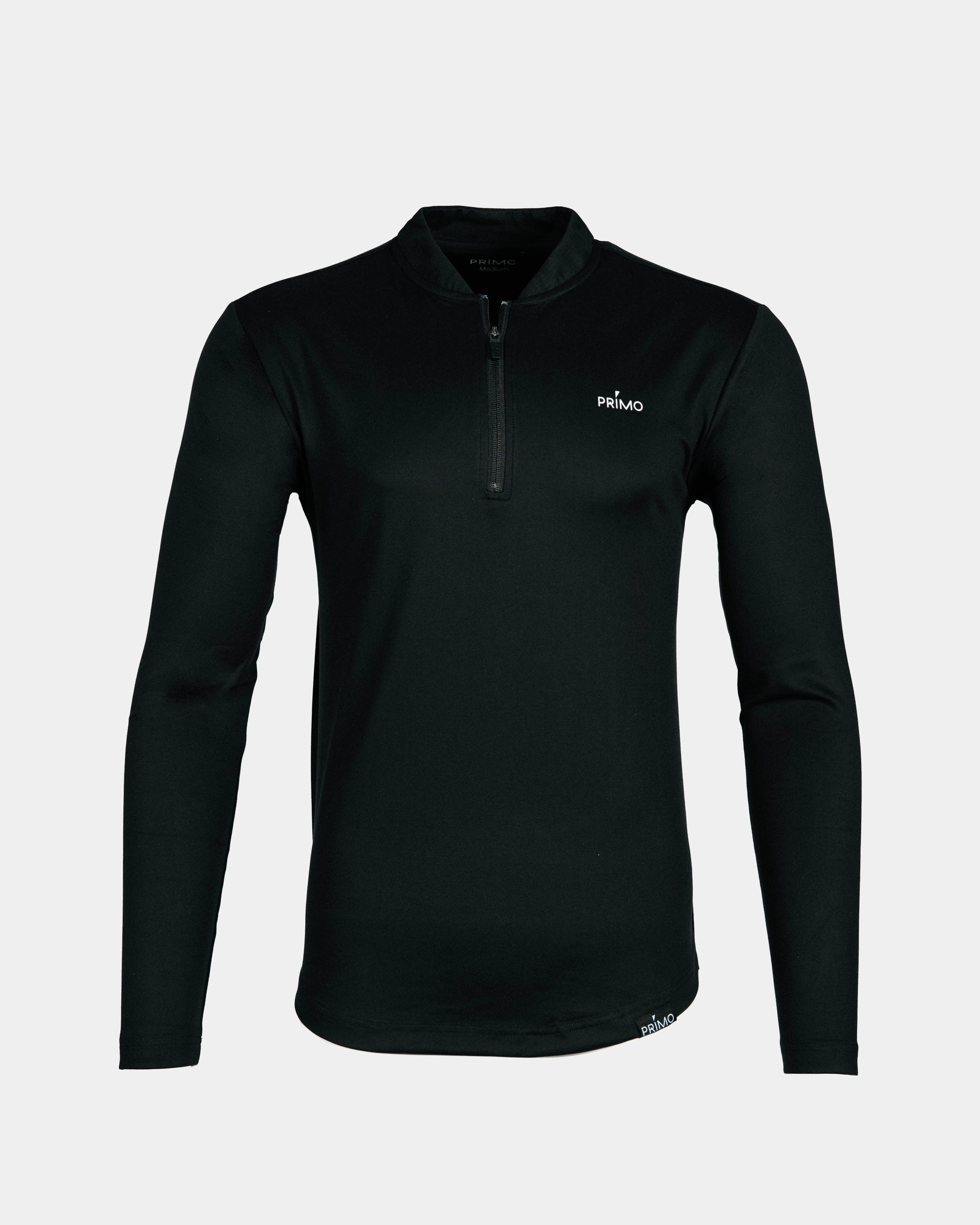 Fade Resistant Dye ButtonFront Black Blade Quarter Zip