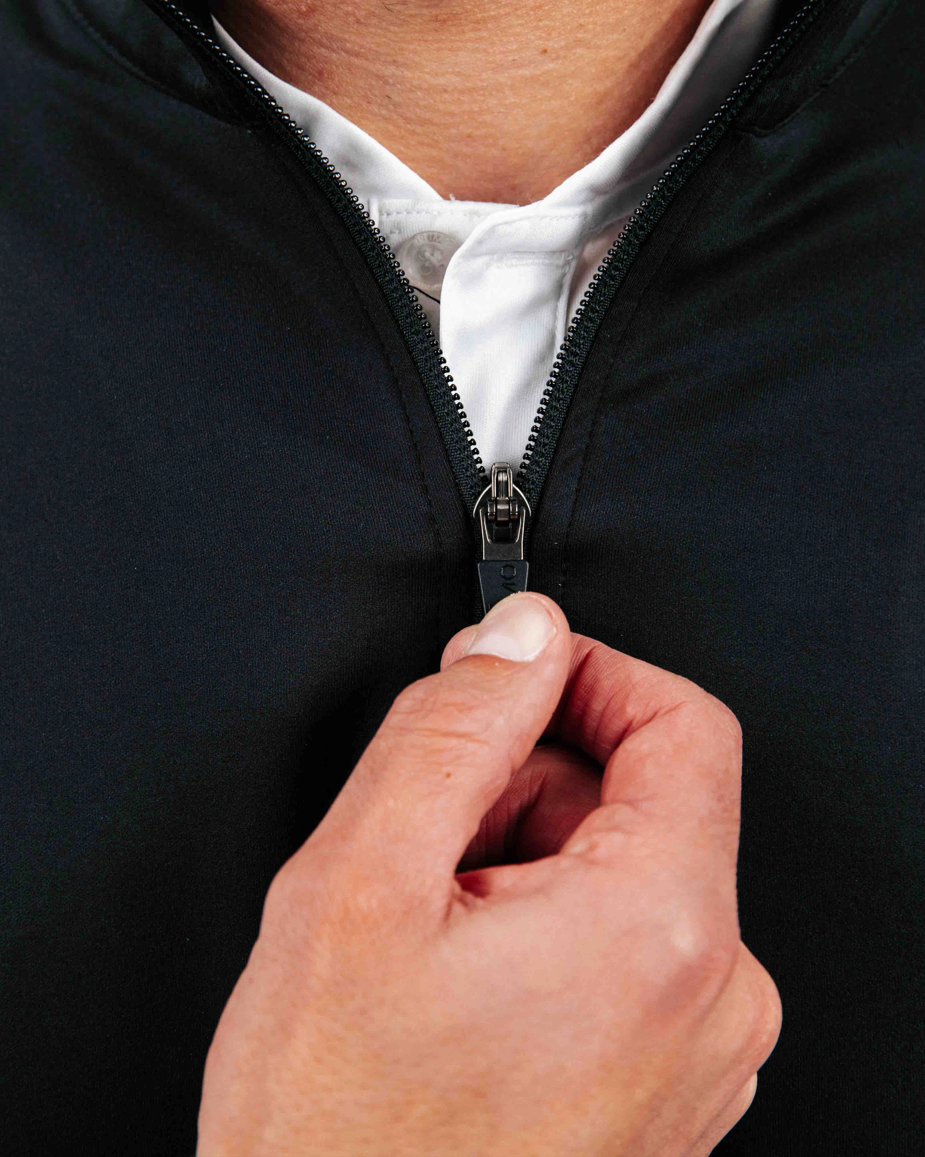ConvertibleStyle Black Classic Quarter Zip