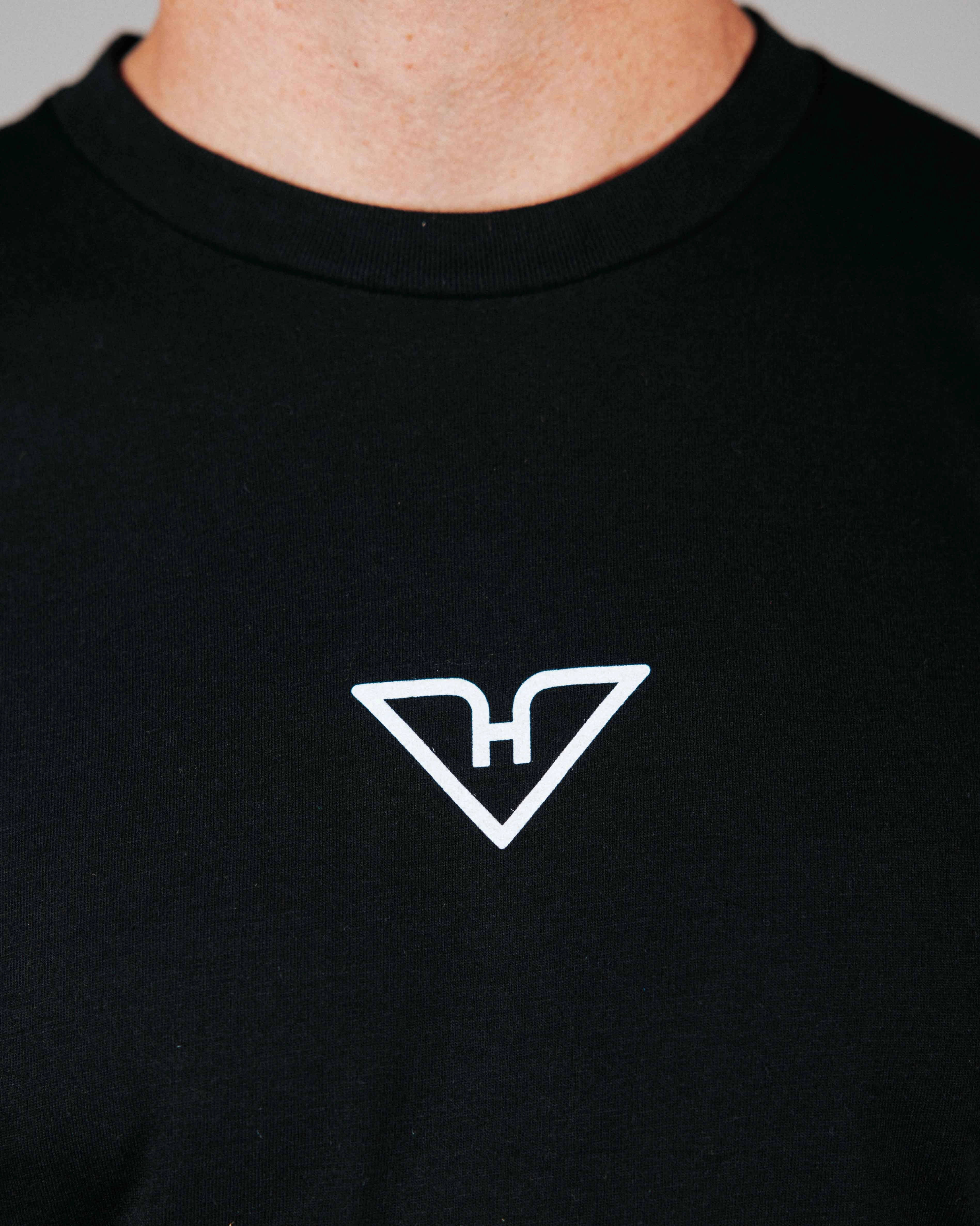 Black HyFlyers Logo Tee HypoallergenicFabric