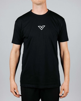 Black HyFlyers Logo Tee Yarn Dyed Stripes