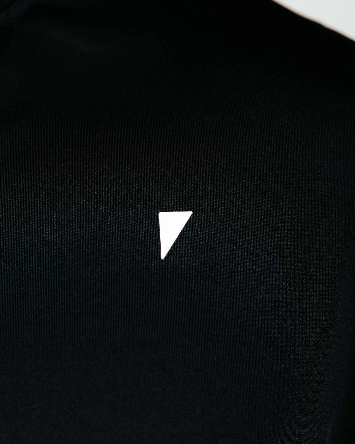 Contrast Stitch Detail Black Ice Blade Polo