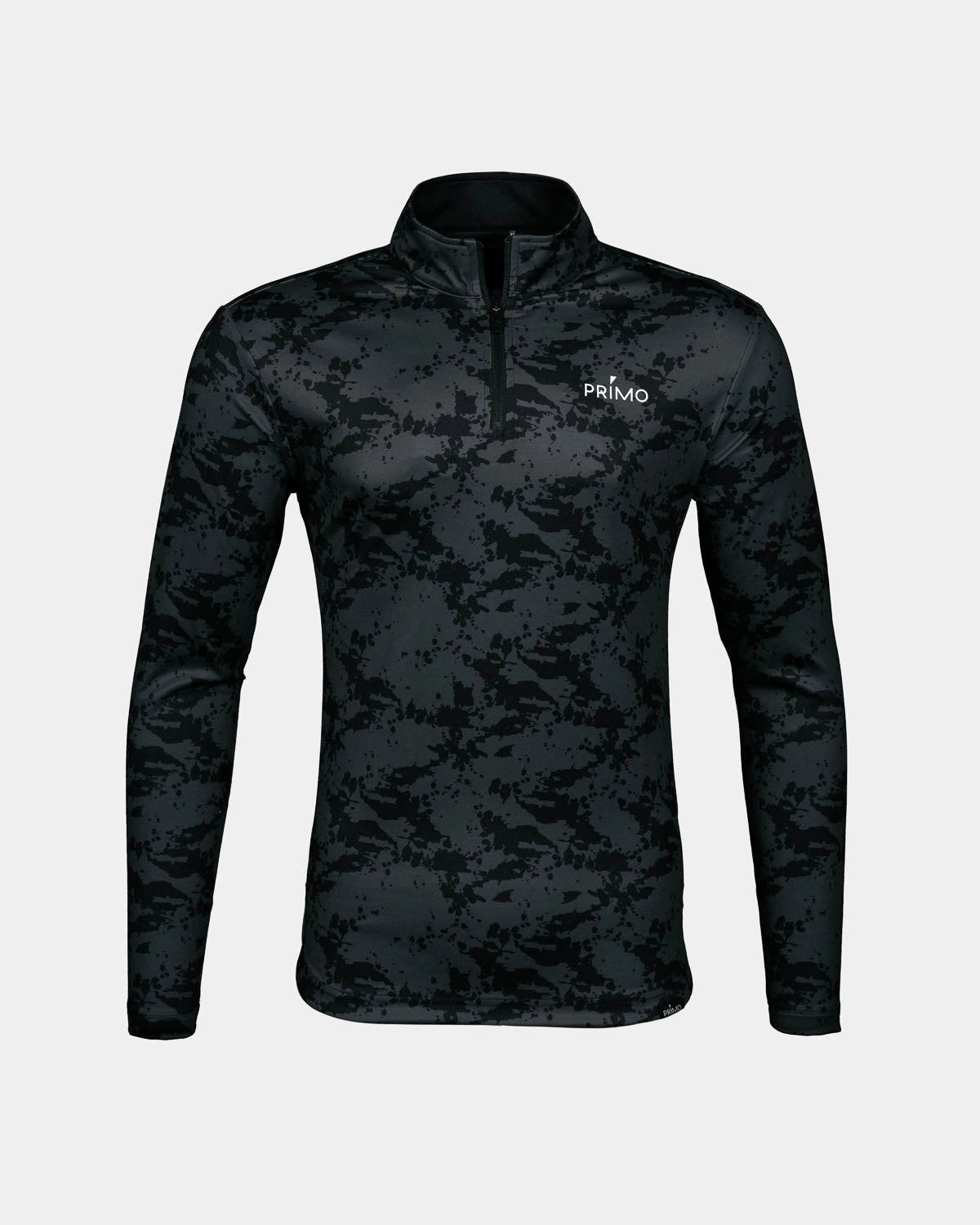 Tencel Blend Fabric Smooth Interior Lining Black Splatter Classic Quarter Zip