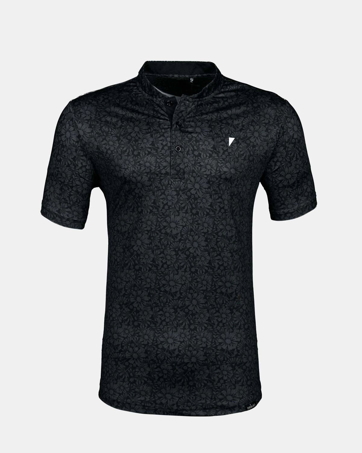 Black Sunflower Blade Polo Hypoallergenic Textile Reflective Trims
