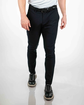 Black Traditional Pants Mesh Comfort