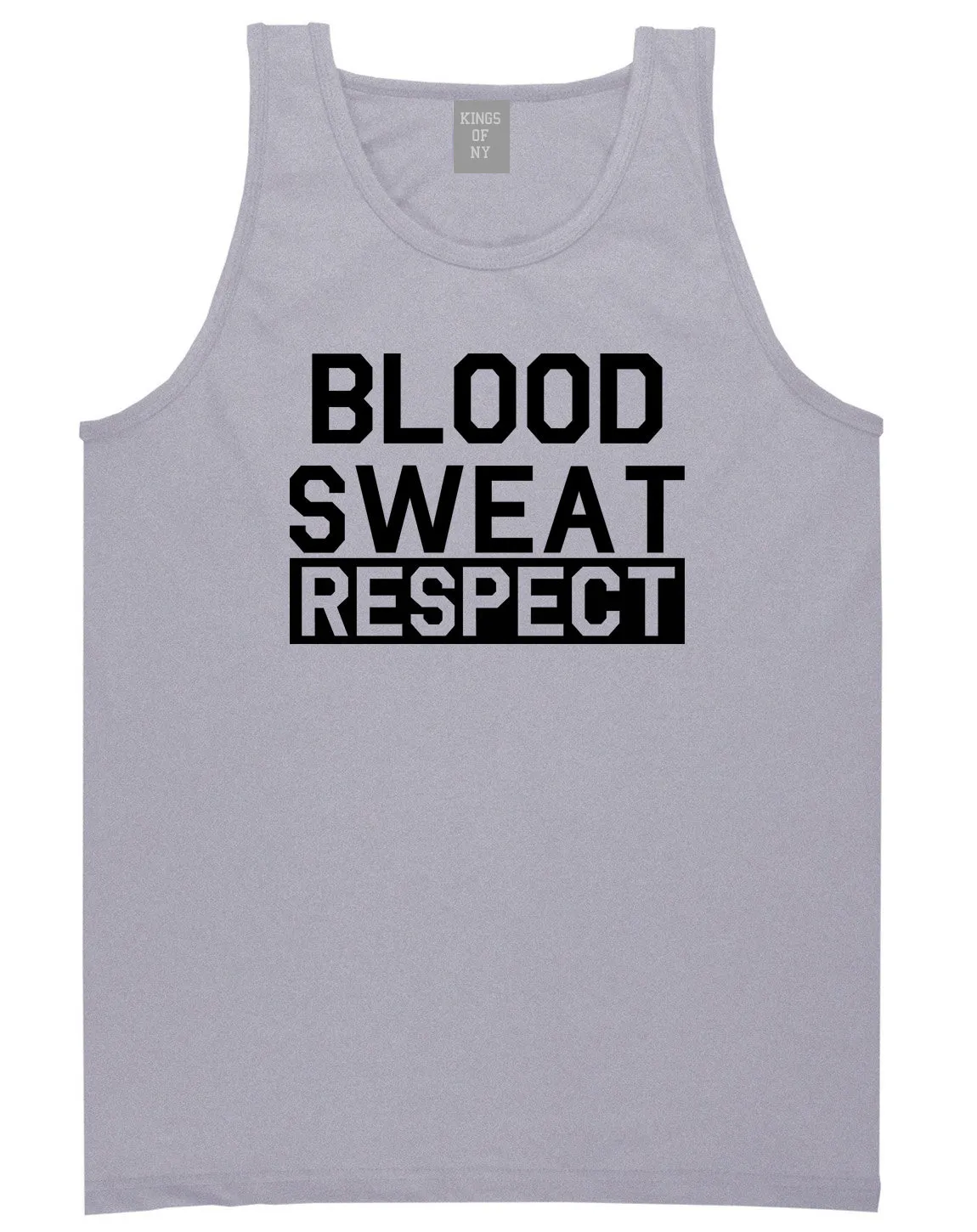 Blood Sweat Respect Gym Workout Mens Tank Top Shirt