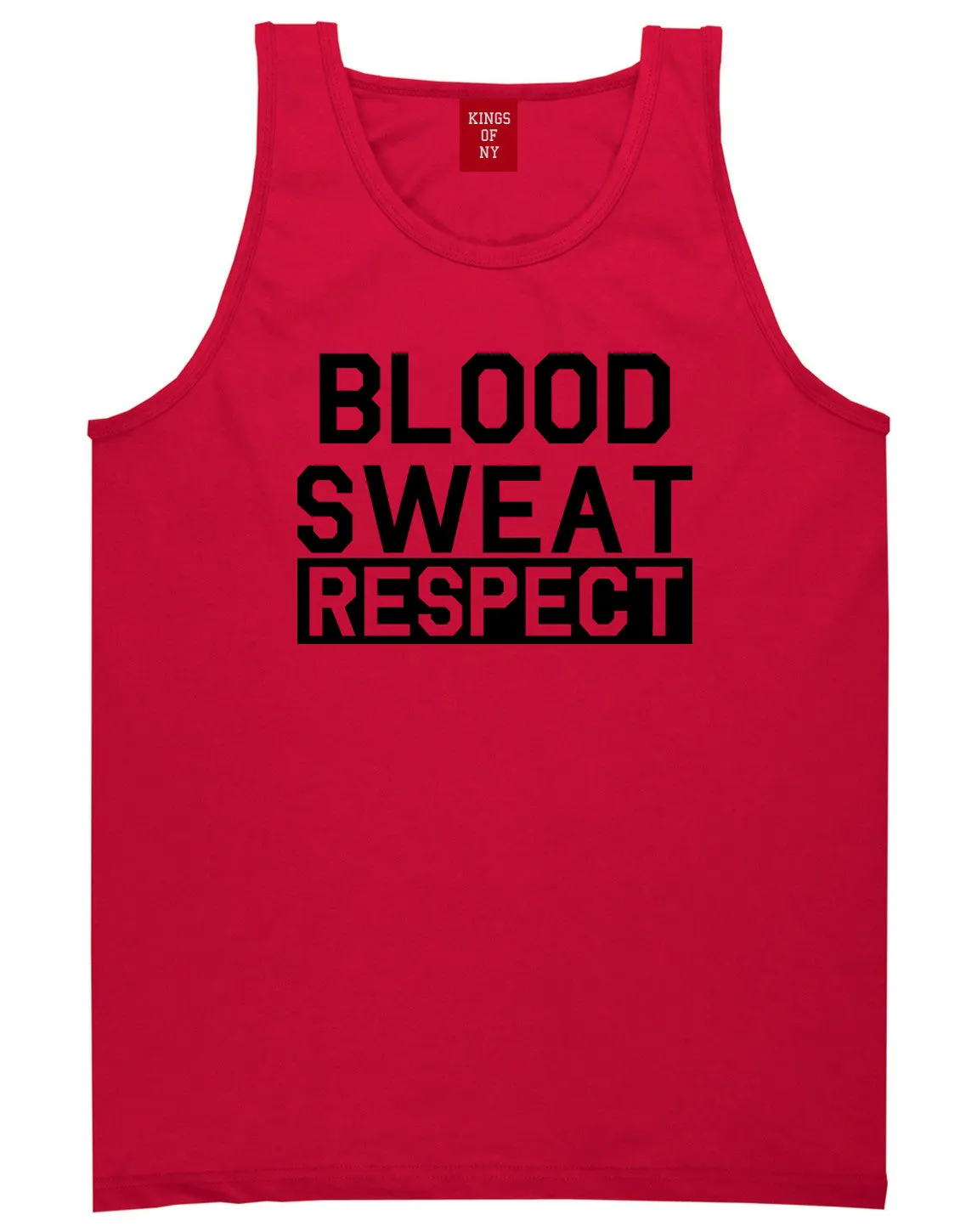 Blood Sweat Respect Gym Workout Mens Tank Top Shirt