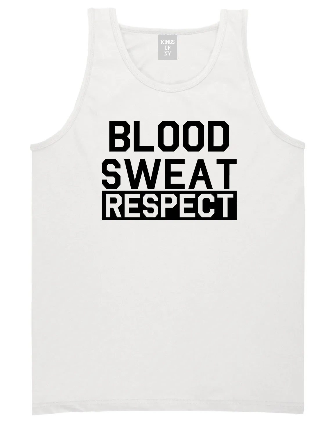 Blood Sweat Respect Gym Workout Mens Tank Top Shirt