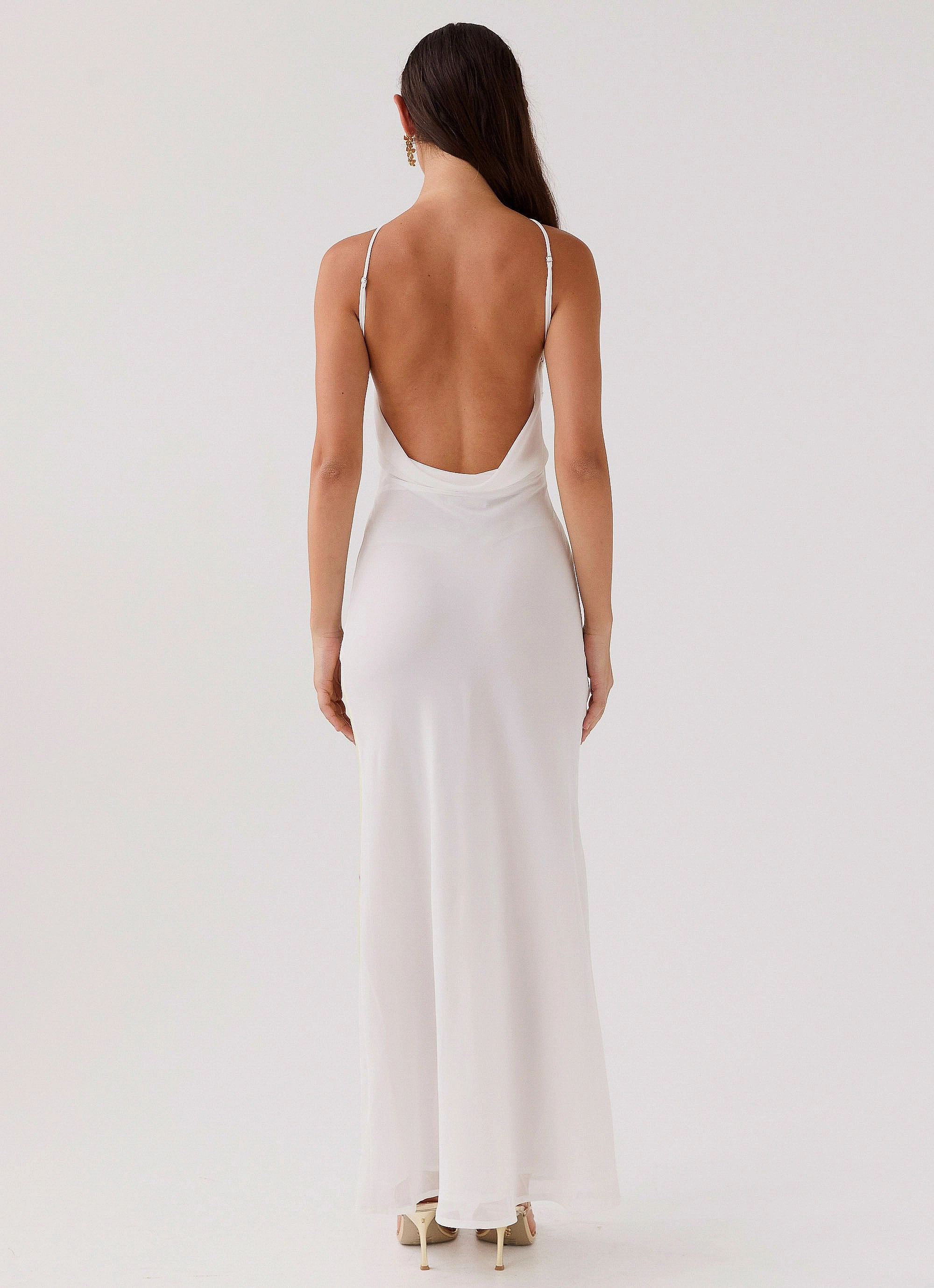 Blossom Hearts Maxi Dress - Hydrangea Feminine Mood Soft Appeal
