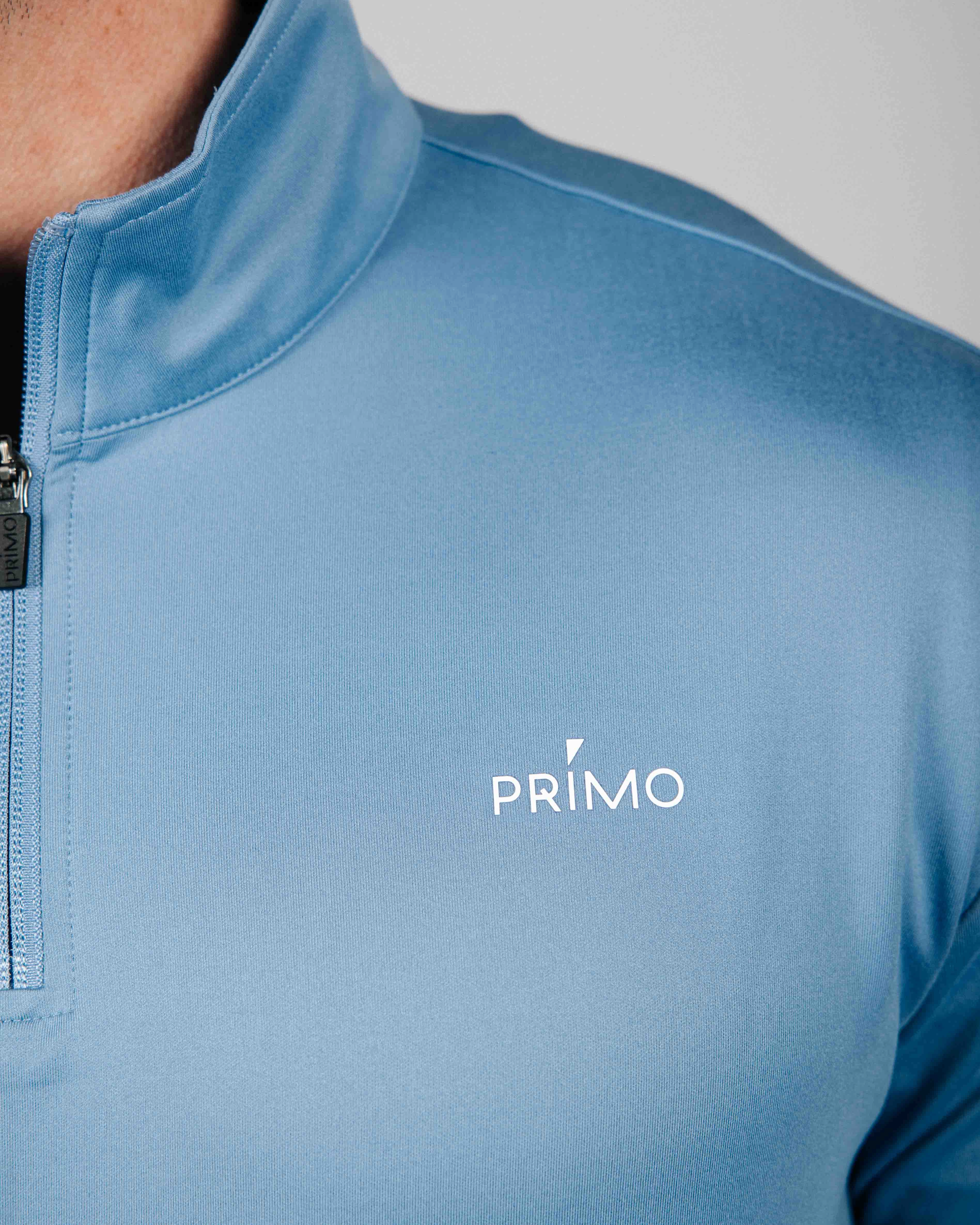 AntiStaticInnerLining HighDensity Weave Blue Shadow Classic Quarter Zip