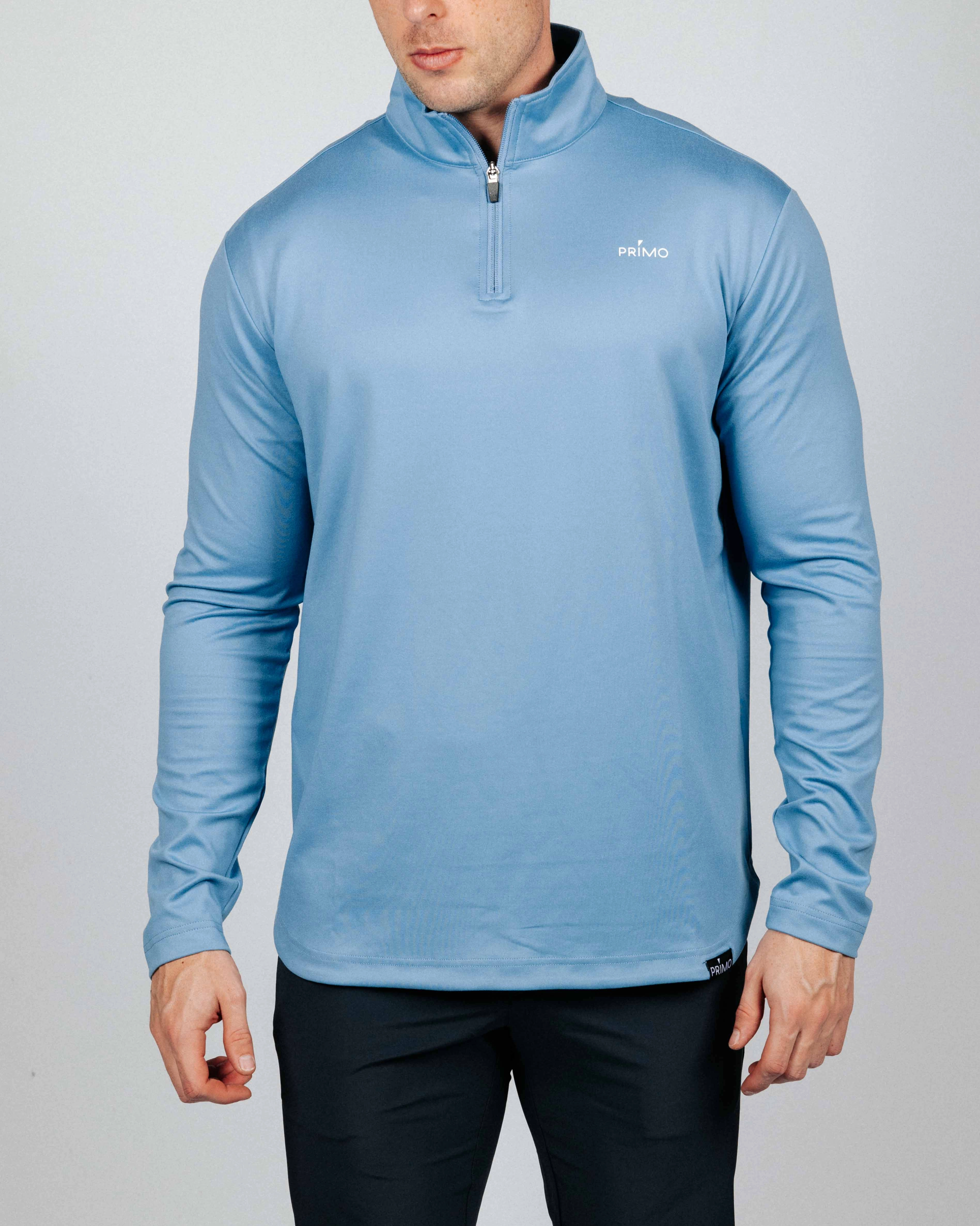 Loose cut Blue Shadow Classic Quarter Zip