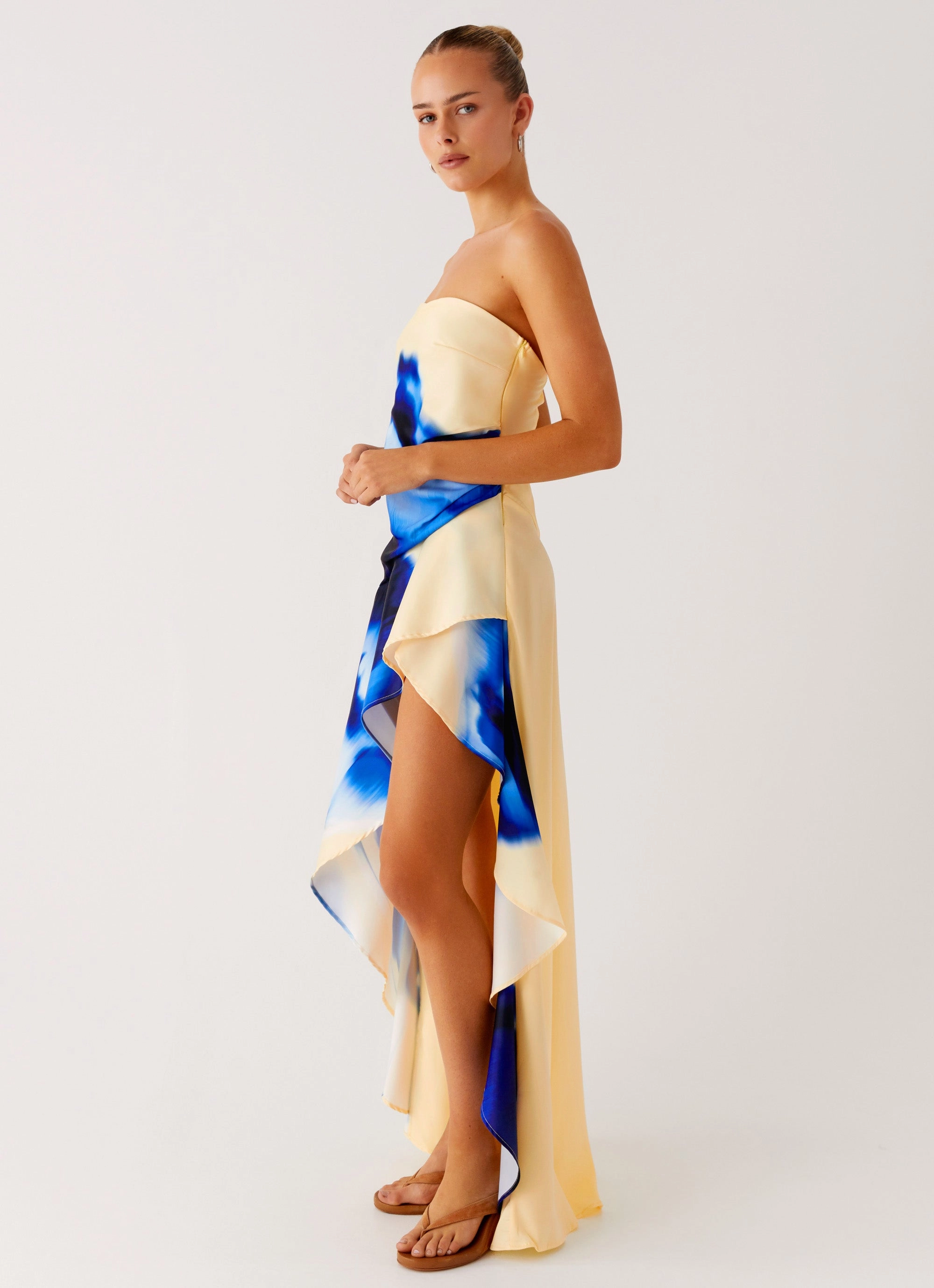Satin Grace Bodie Maxi Dress - Heirloom Bloom