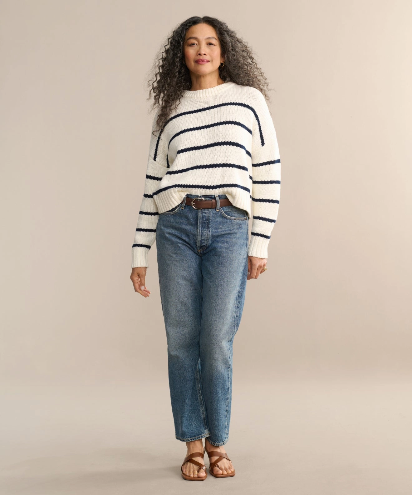 90s Jean Tailored Silhouette Stretch Material