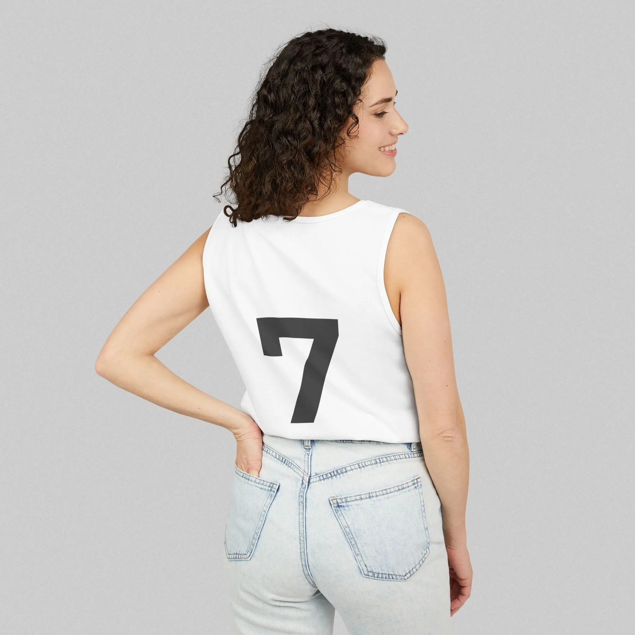 Bold Number 7' Women Fitness Tank top