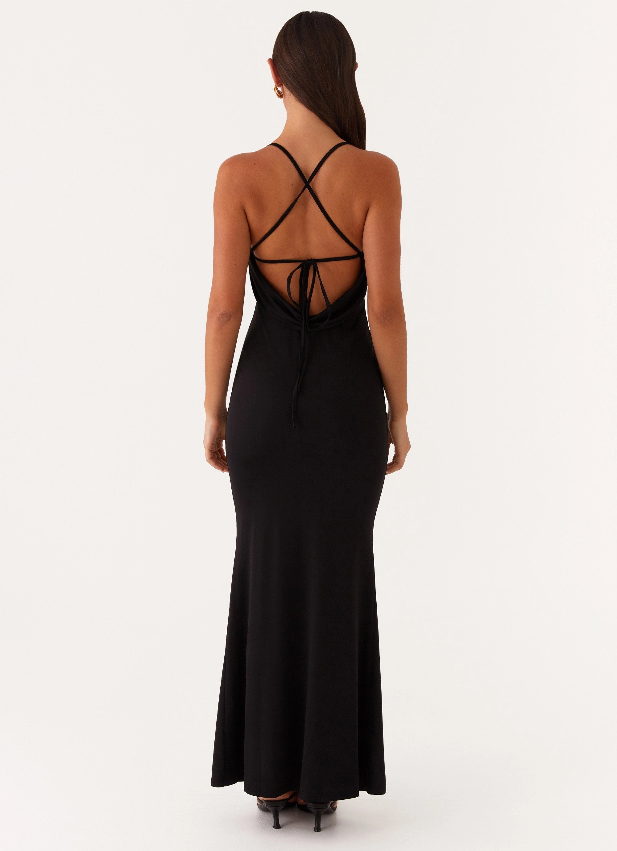Lightweight Piece Bombshell Maxi Dress - Black