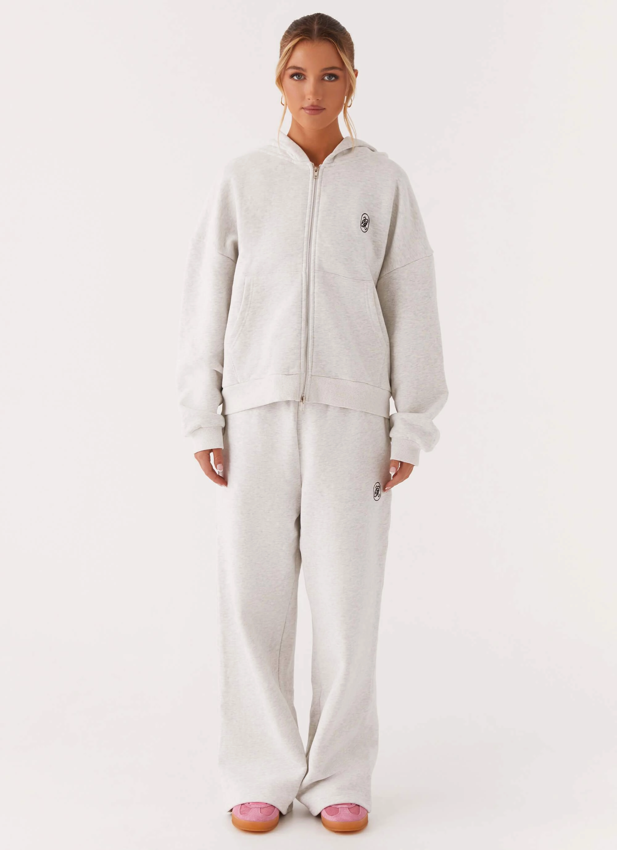 Signature Sweatpants - Grey Rubberized Hem