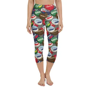 Bottle Caps Yoga Capris
