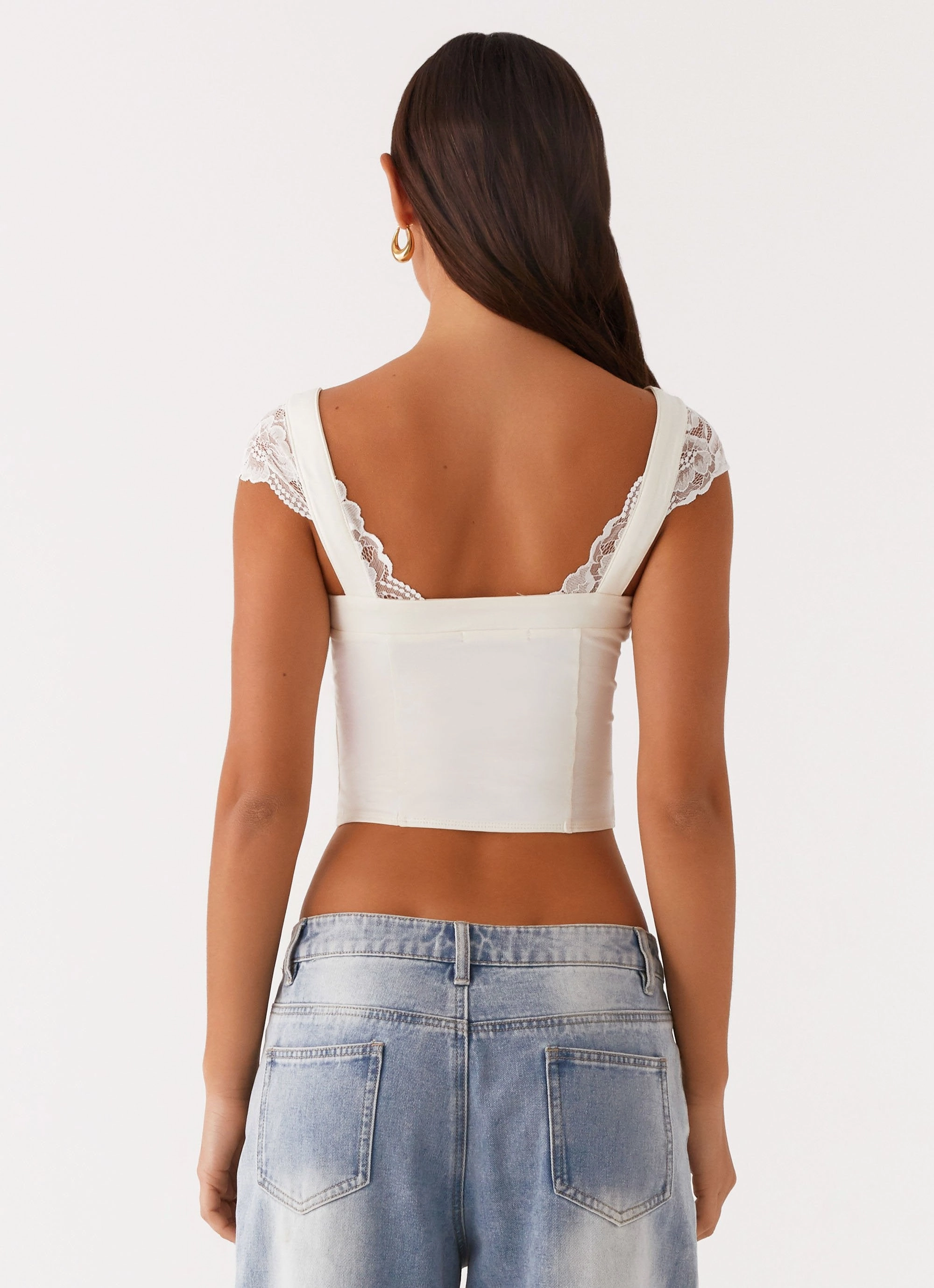 Tabitha Lace Top - Lemon LayeringFriendly Weight