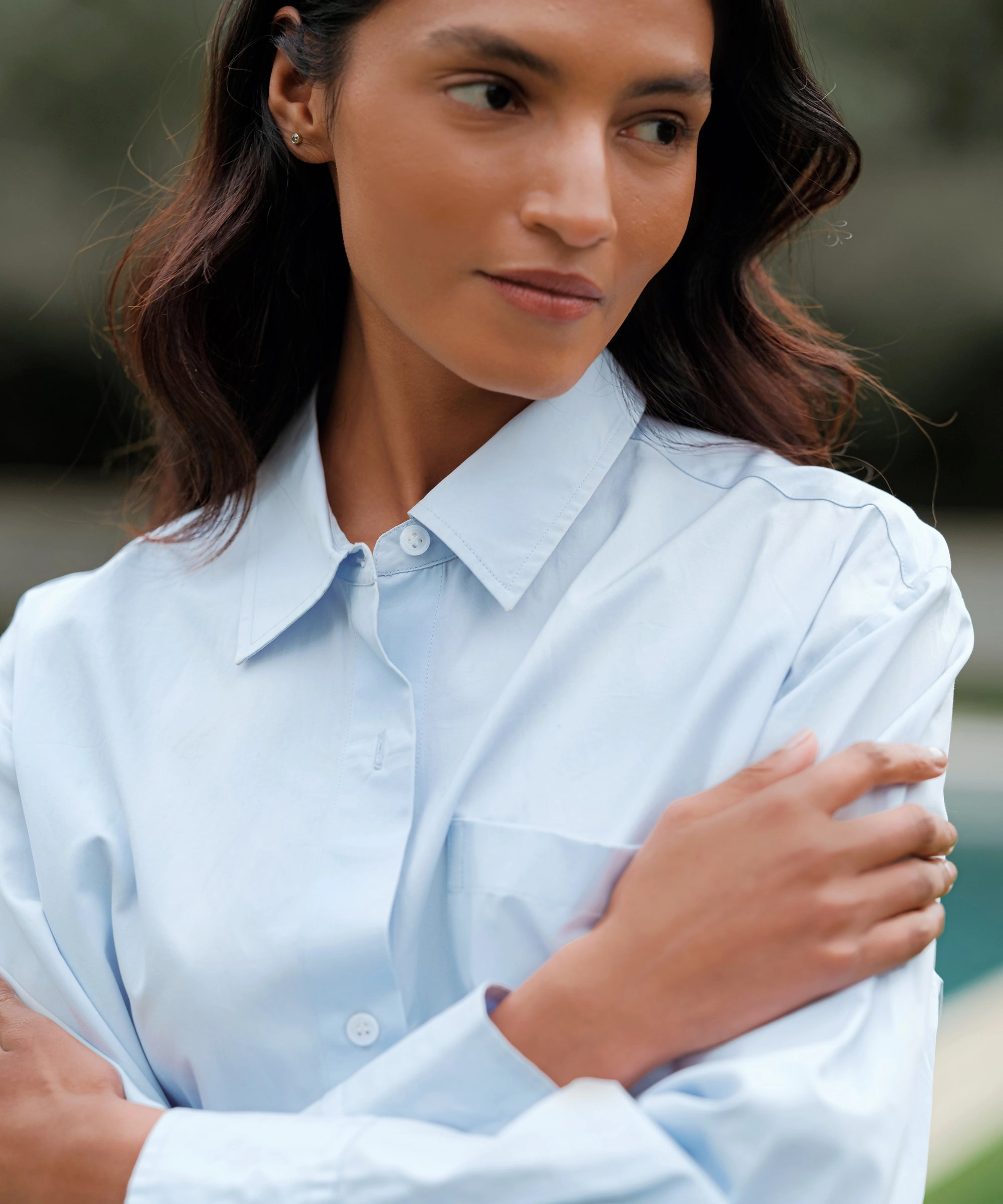 Sustainable Manufacturing Comfortable Design Boyfriend Shirt