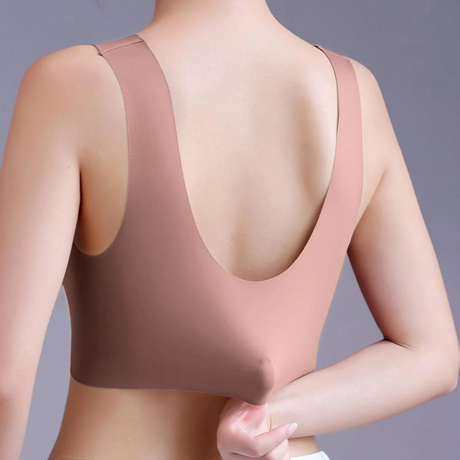 Bra for Women Thin High Plus Size Support Gathering Camisole Bras Push Up Full Coverage Wireless Breathable Comfy Bralettes