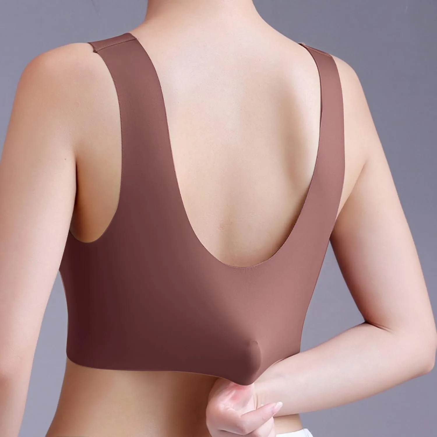 Bra for Women Thin High Plus Size Support Gathering Camisole Bras Push Up Full Coverage Wireless Breathable Comfy Bralettes