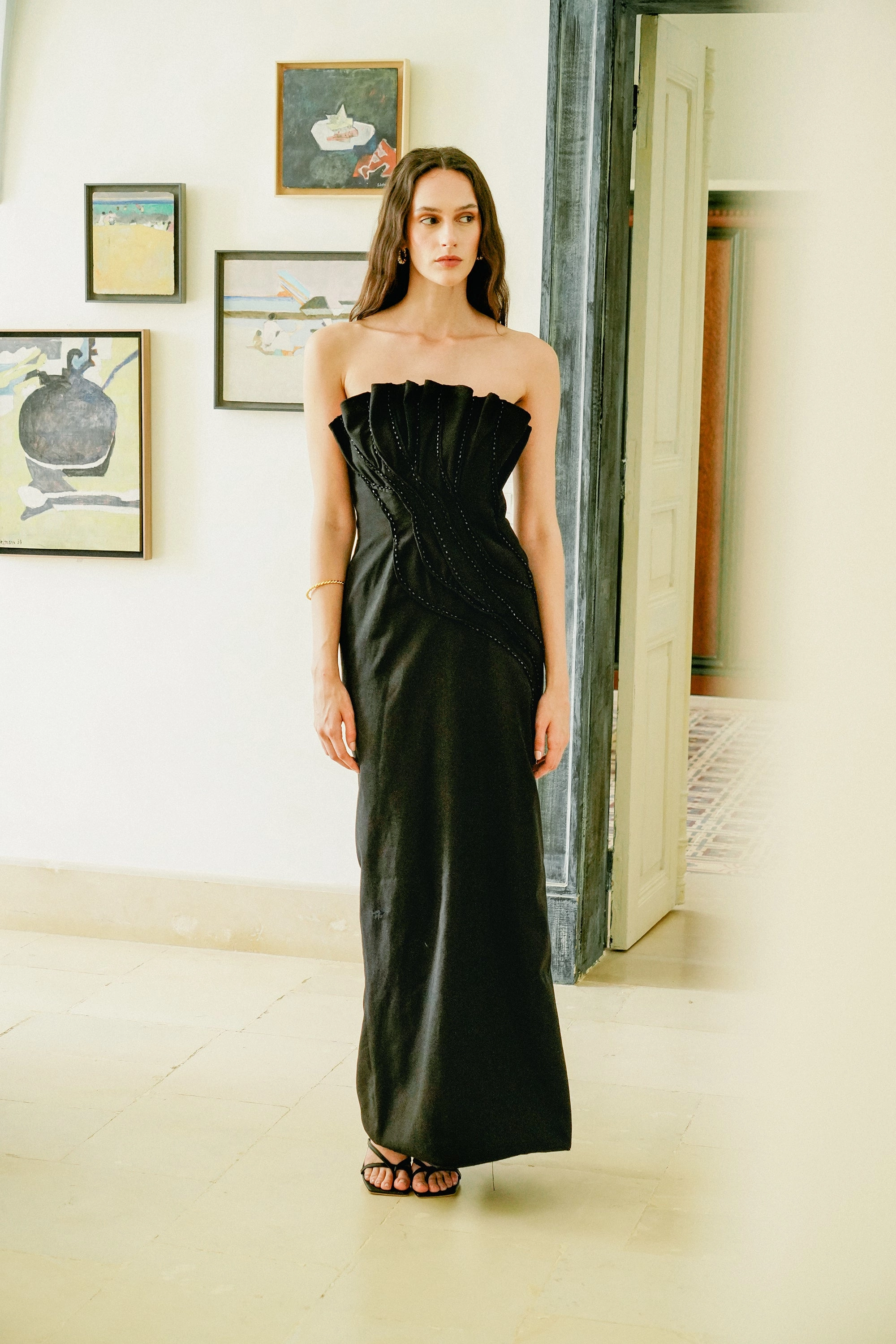 SoftTouchTexture Branchage Dress