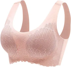 Bras for Women Lace Full Coverage 2025 Gathering Bras Seamless High Support Breathable Comfortable Wirefree Bralettes