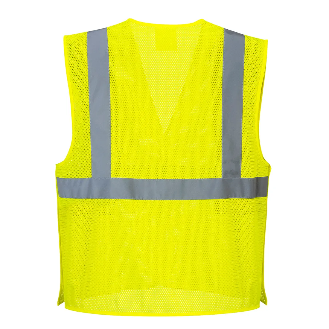 Breakaway Class 2 Yellow Safety Vest Hi-Vis Reflective Breathable Mesh