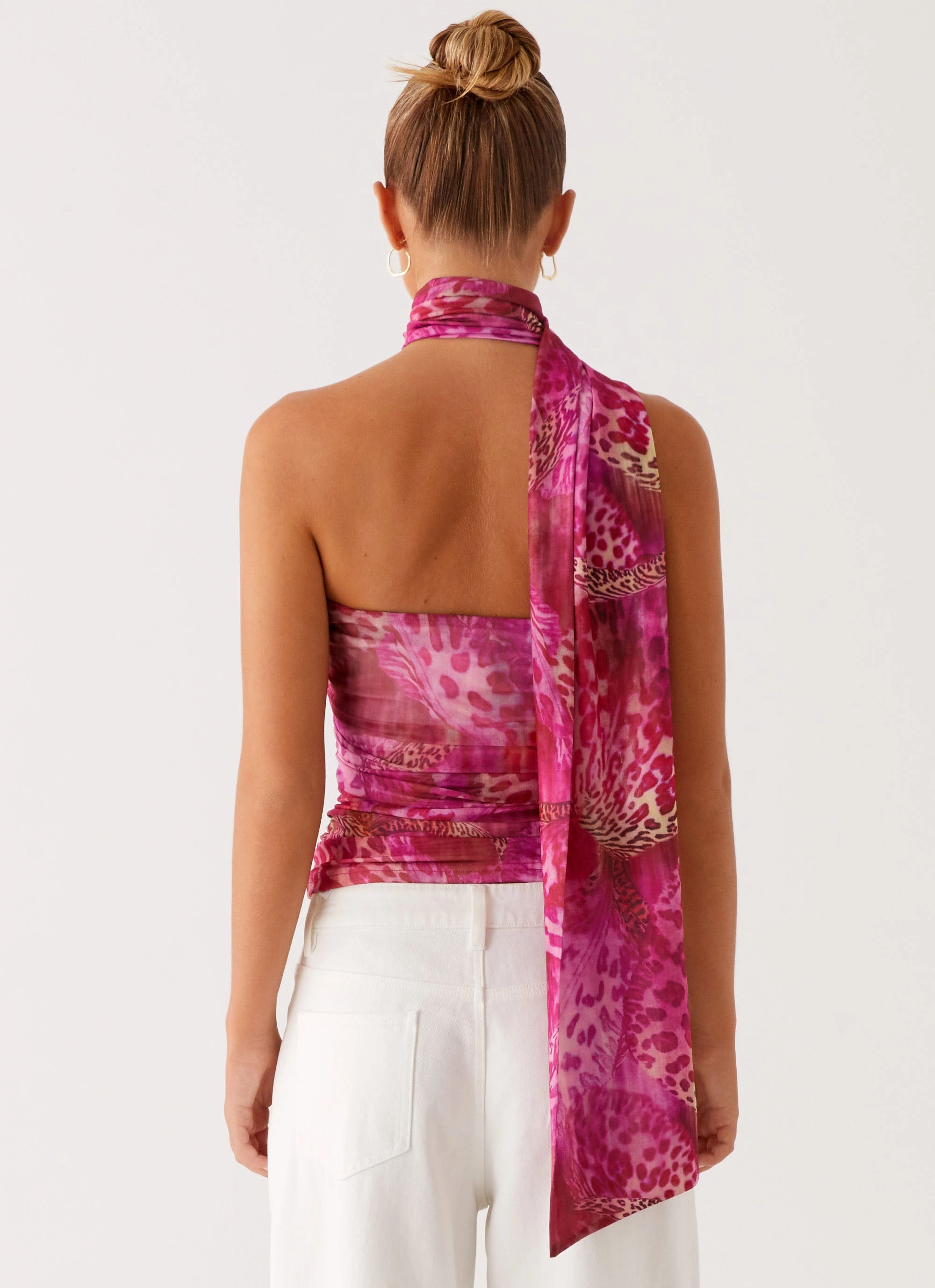 Mesh Lining AntiPillingFinish Breaking News Top - Lavender Lagoon