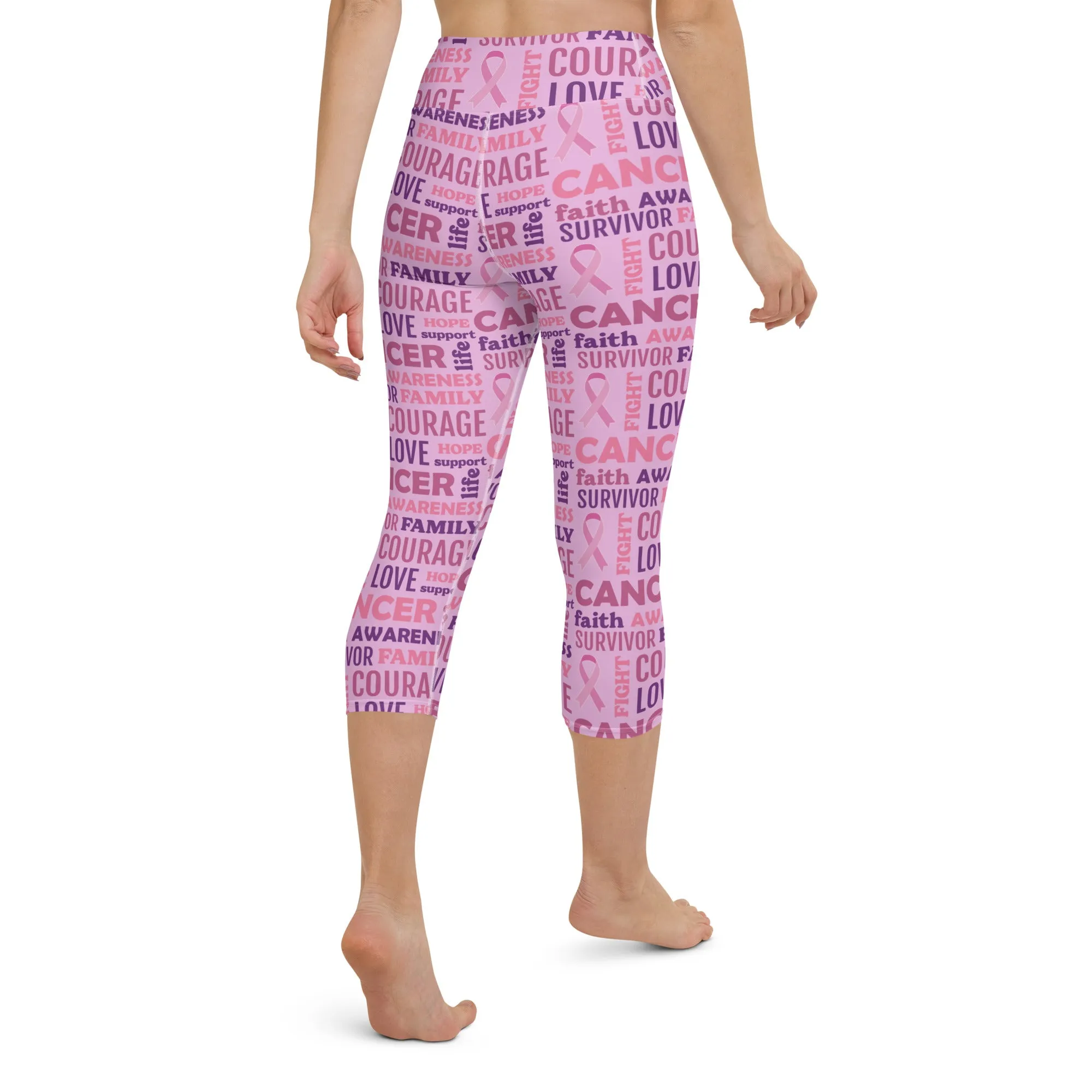 Breast Cancer Awareness Yoga Capris