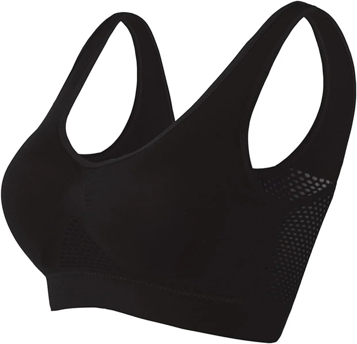 Breathable Anti-Sagging Breasts Sports Bras for Women Cooling Comfort Wireless Bra Breathable Lift Up Air Bra