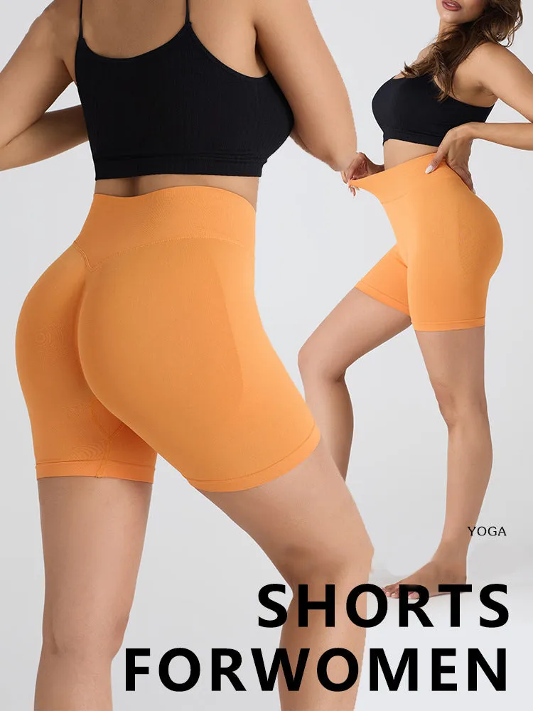 Breathable Butt Lifting Yoga Sports Shorts for Outer Wear