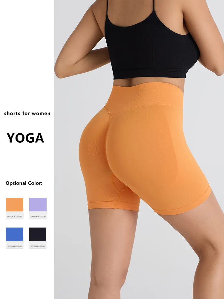 Breathable Butt Lifting Yoga Sports Shorts for Outer Wear