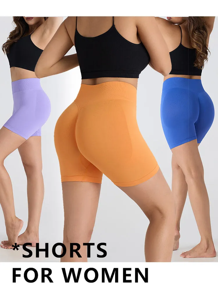 Breathable Butt Lifting Yoga Sports Shorts for Outer Wear