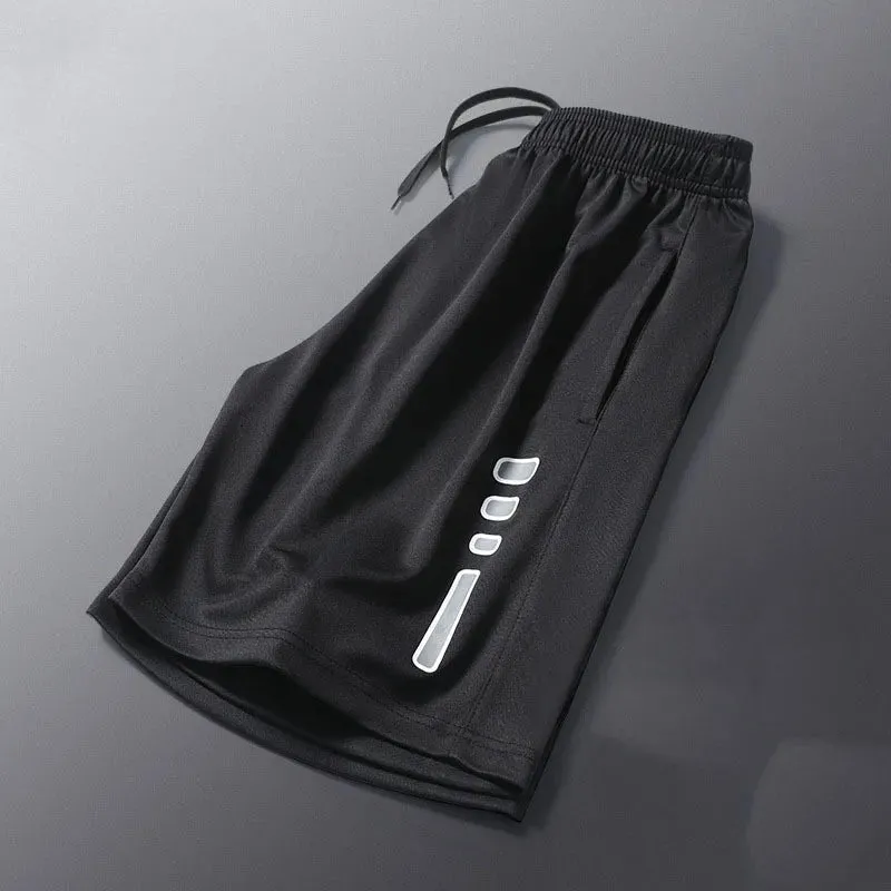 Breathable Striped Running Shorts for Men