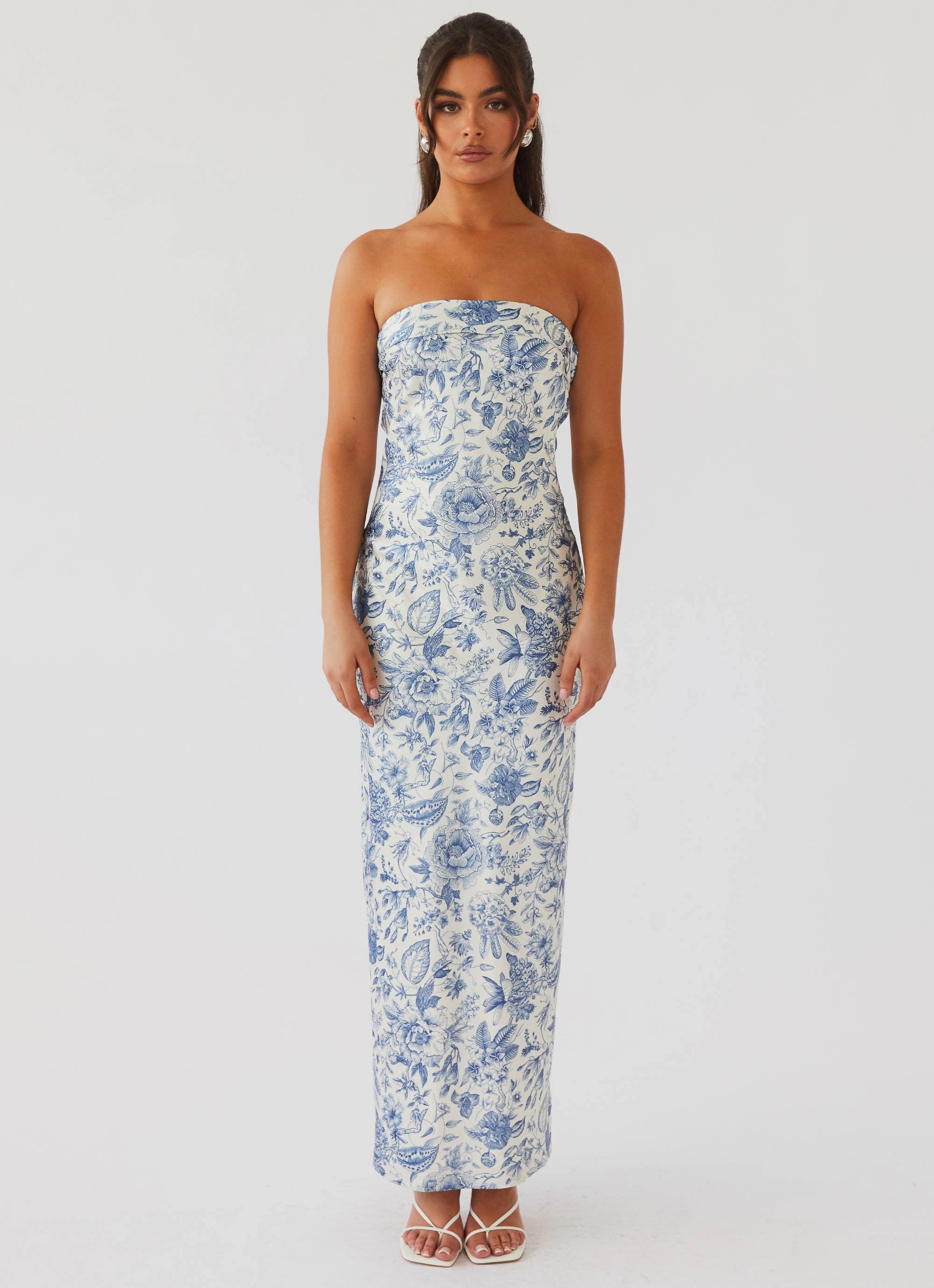 Summer Lover Maxi Dress - Blue Paisley Celebration Wear