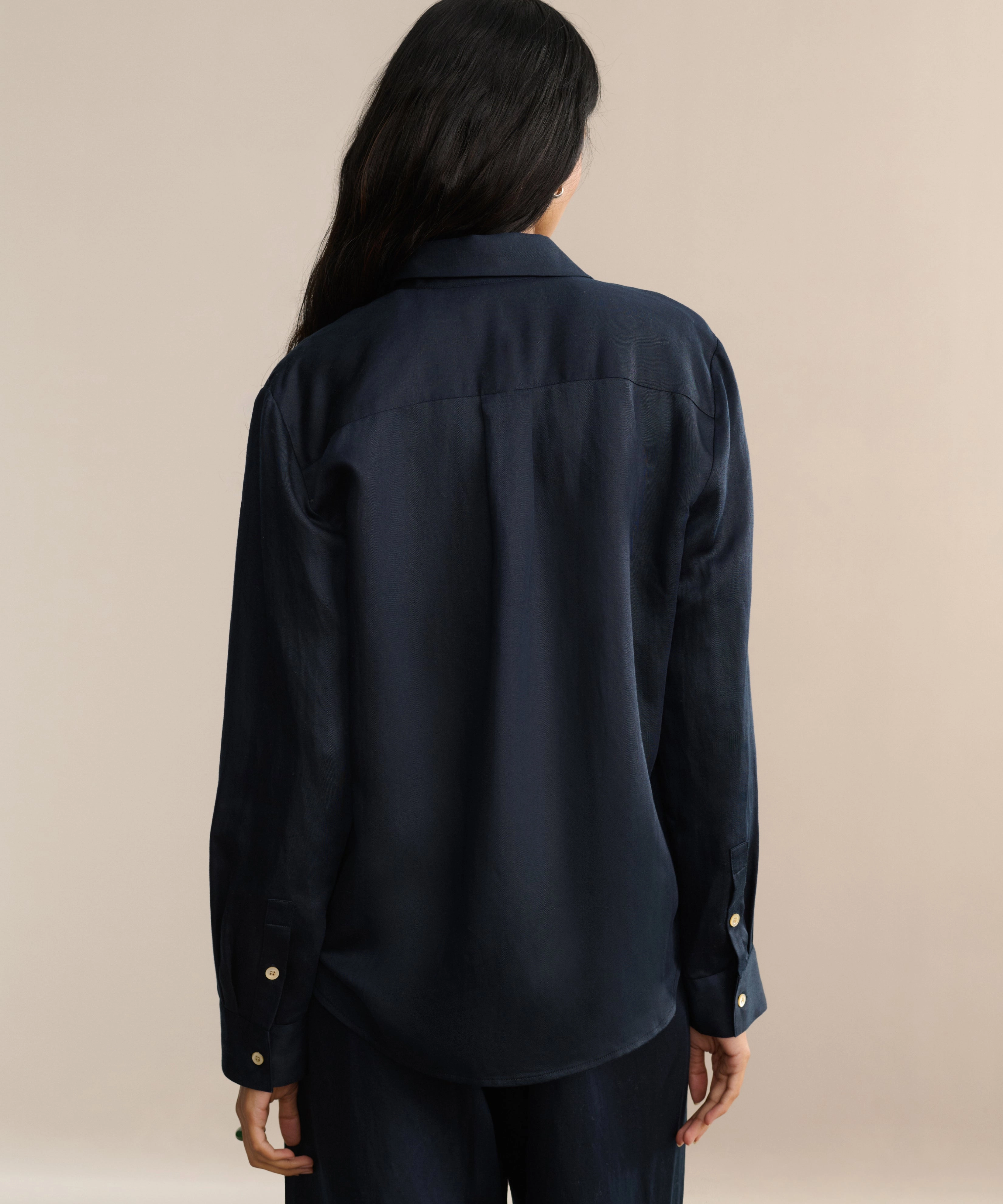SlubTexture ZipClosure Madeline Shirt