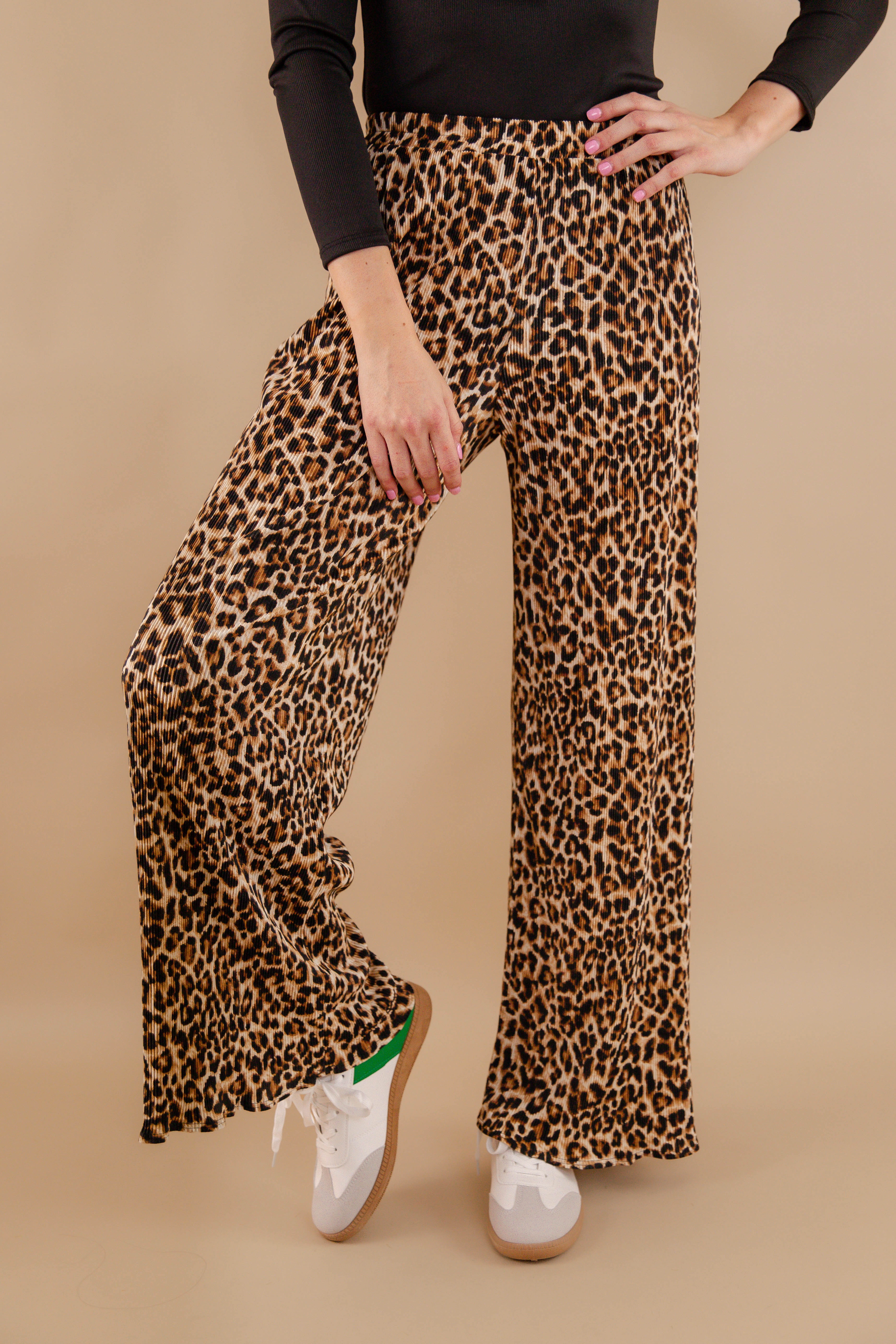 More Authenticity Ribbed Pants Stable Shape